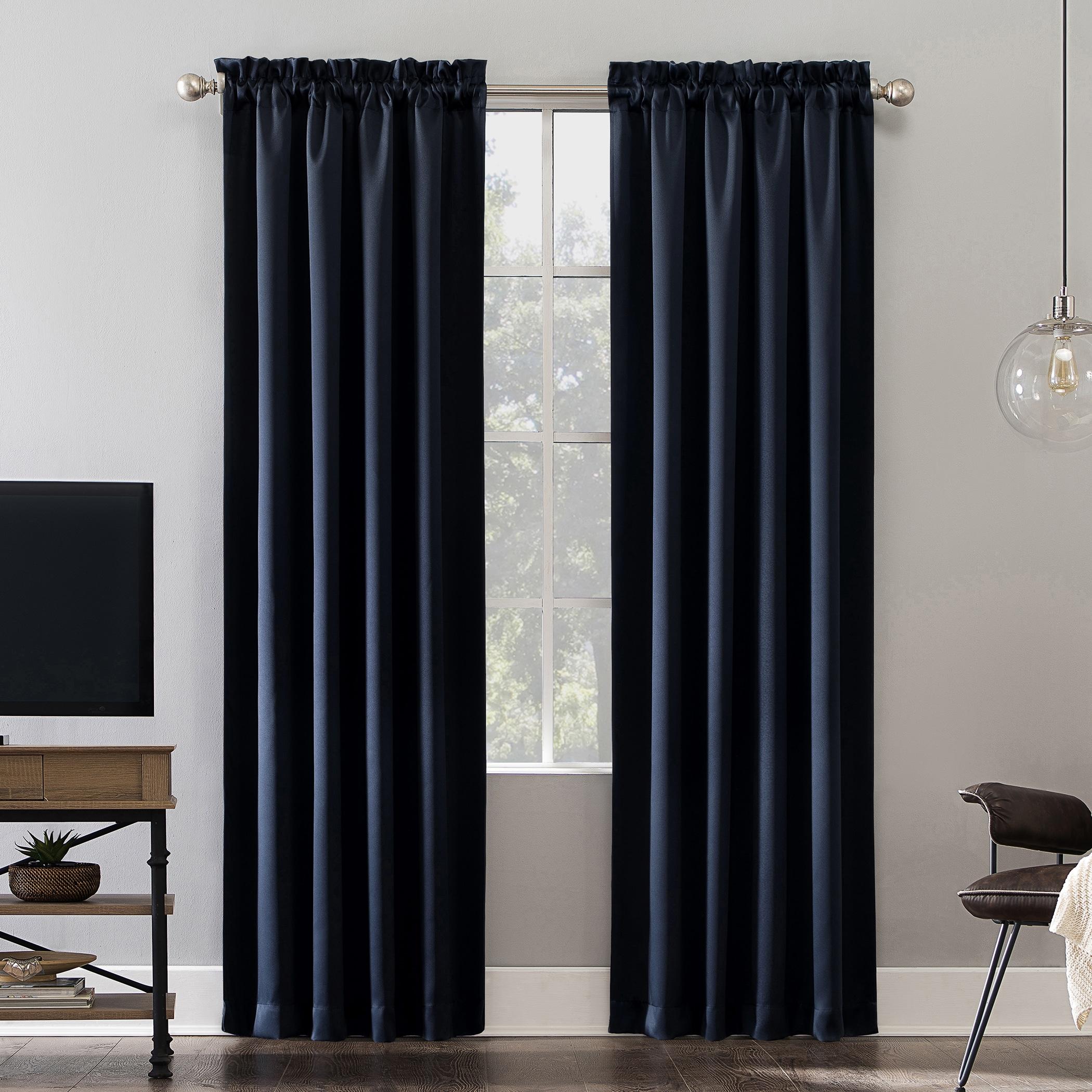 Sun Zero Oslo Theater Grade Extreme 100% Blackout Rod Pocket Curtain Panel