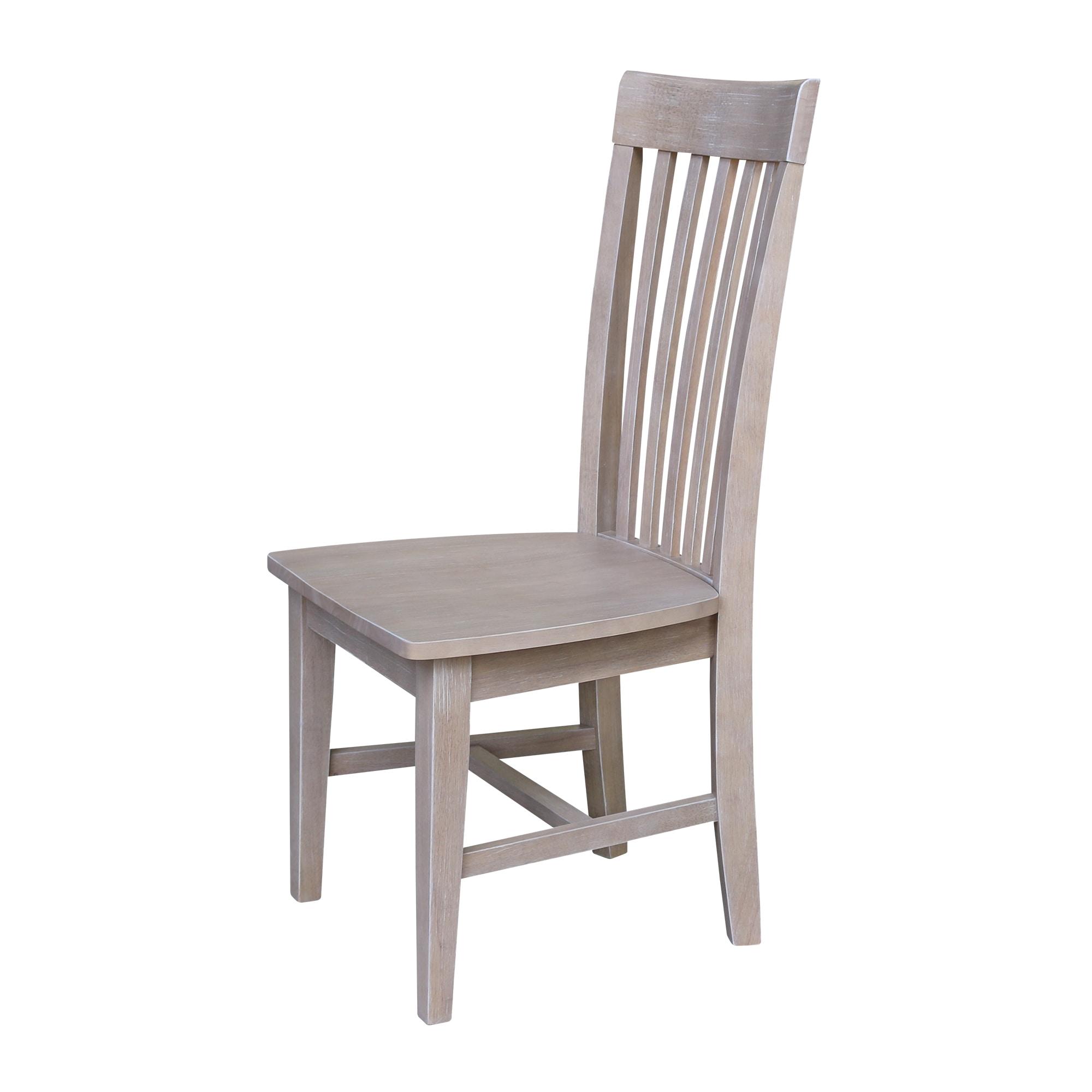 Set of 2 Tall Mission Chairs - International Concepts