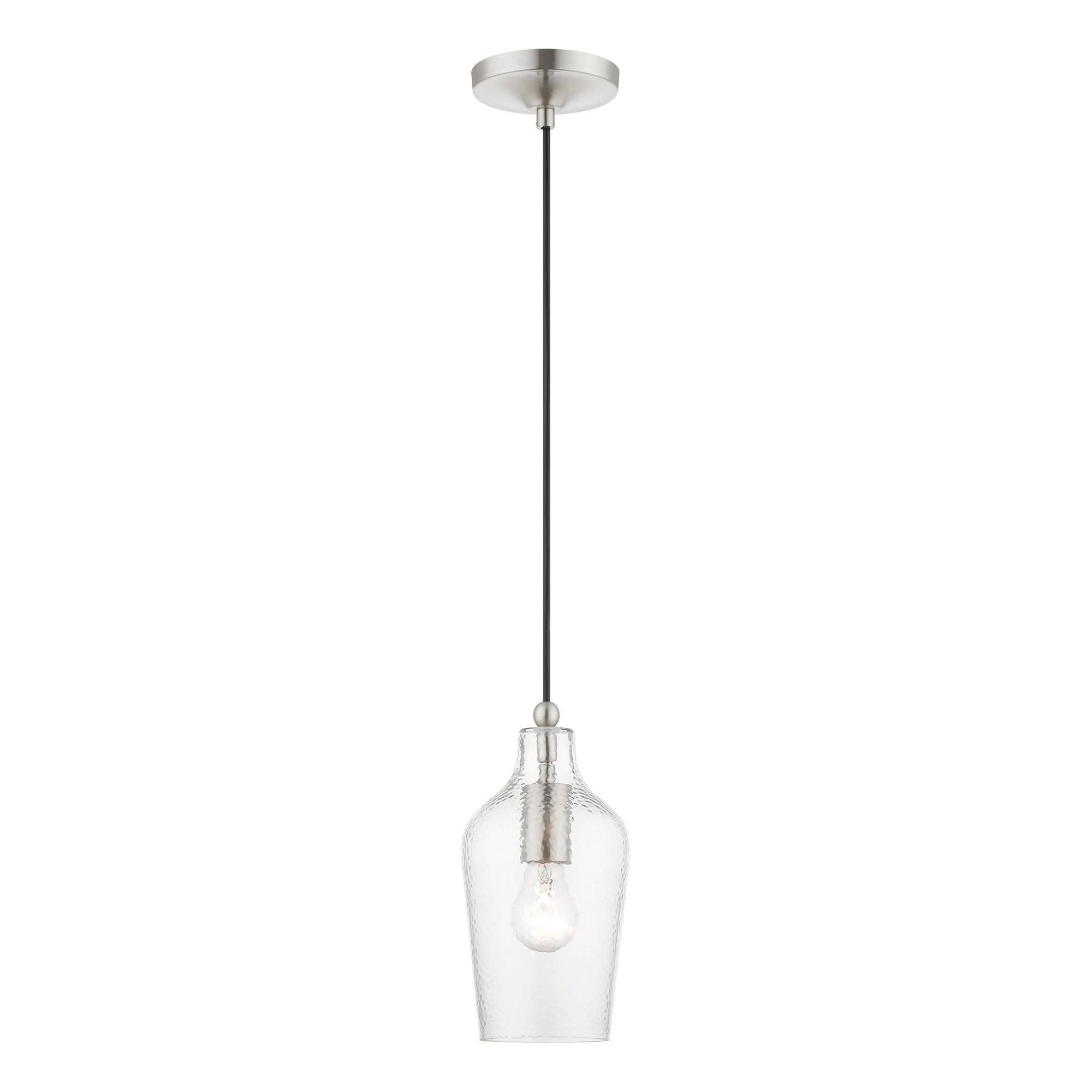 Livex Lighting Avery 1 - Light Pendant in  Brushed Nickel