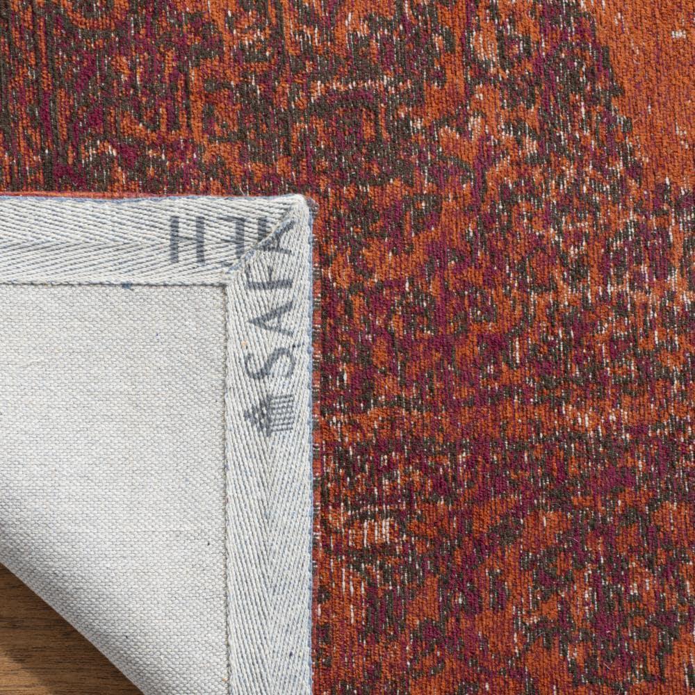 Classic Vintage CLV121 Loomed Indoor Area Rug - Orange/Red - 8'x10' - Safavieh