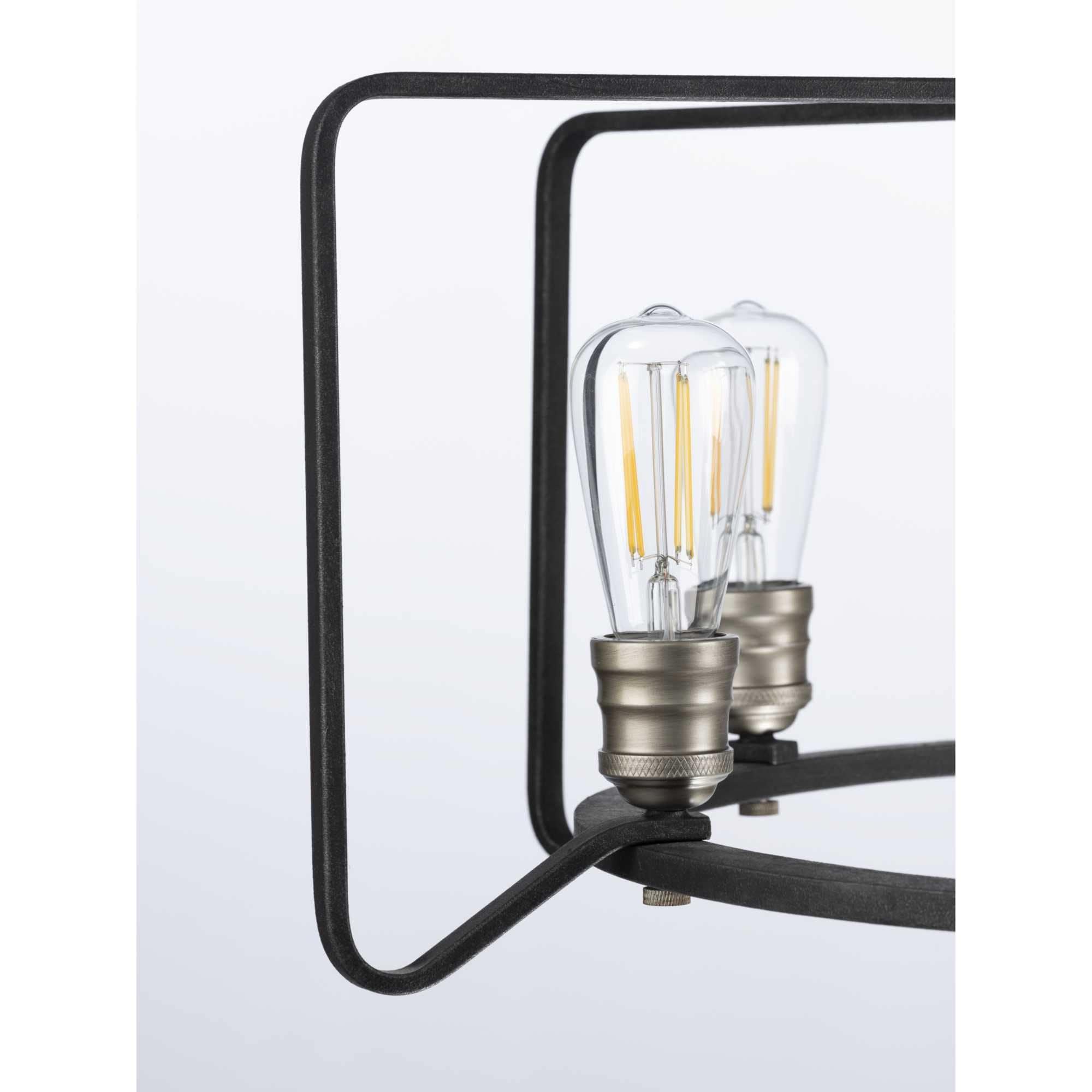 P400154-071-Progress Lighting-Foster - Chandeliers Light - 6 Light in Farmhouse style - 30 Inches wide by 14 Inches high -Traditional Installation