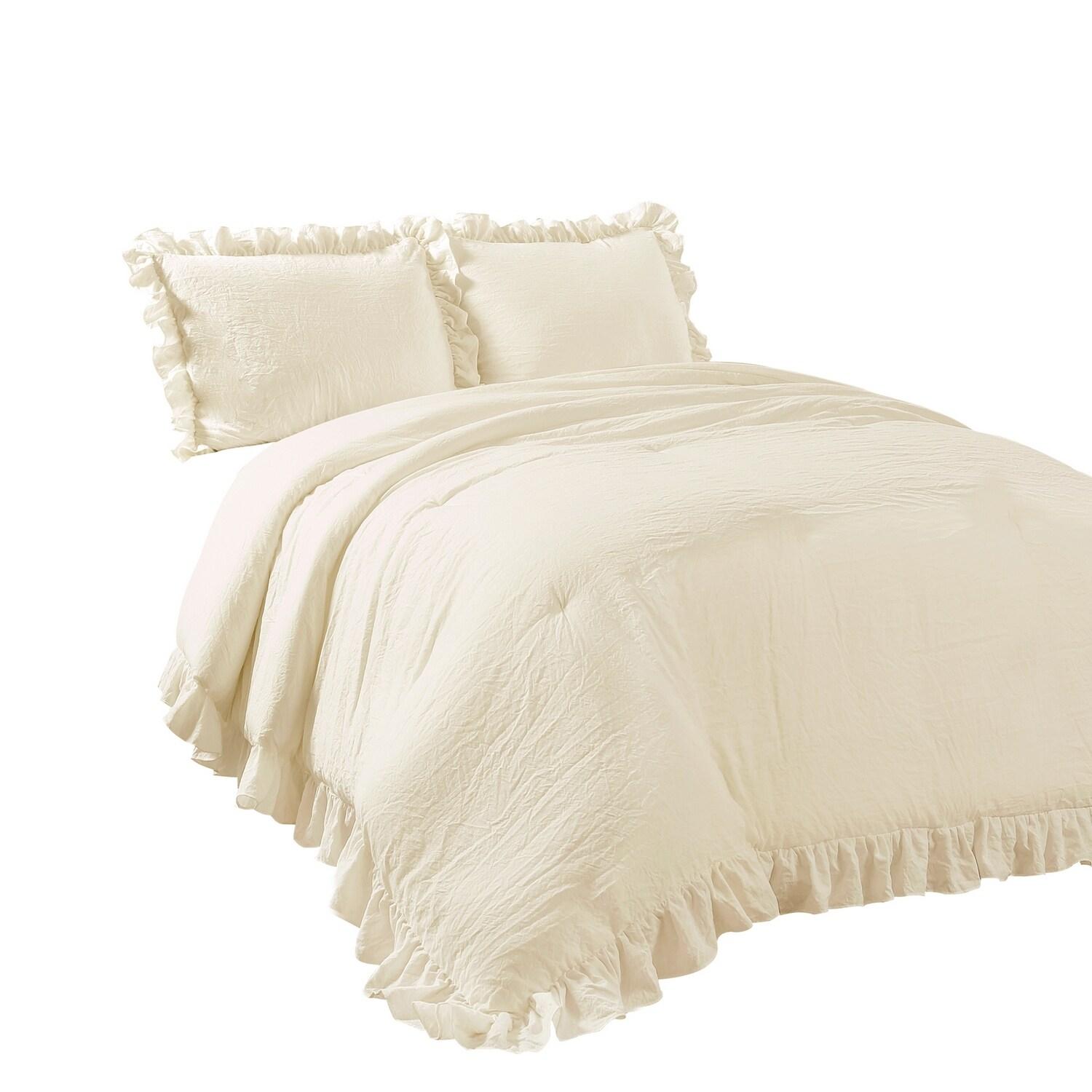 Lush Decor Reyna Microfiber 3 Piece Comforter Set