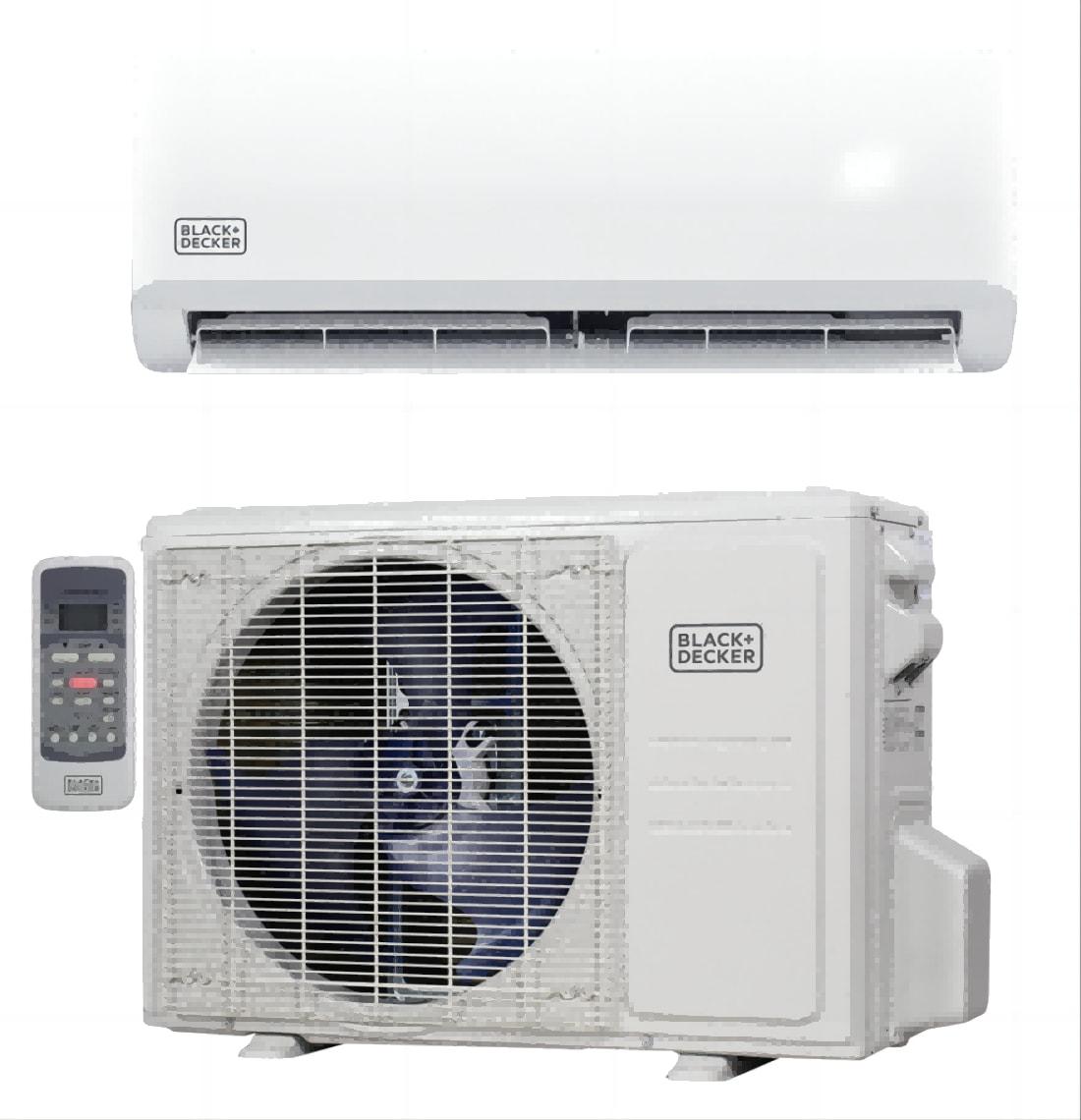 BLACK+DECKER 12,000 BTU Inverter Mini Split Air Conditioner with Heat Pump, Cools & Heats Up To 550 Sq. Ft.