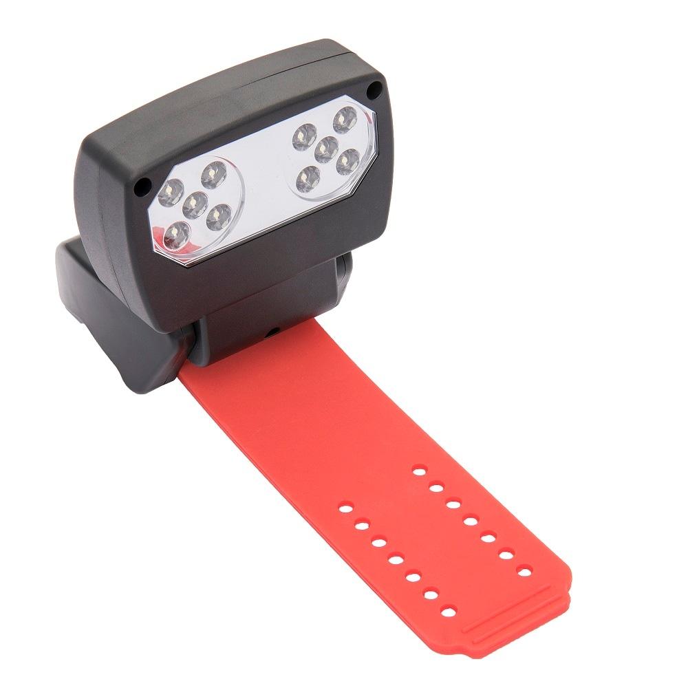 Universal Black LED Grill Handle Light with Red Strap