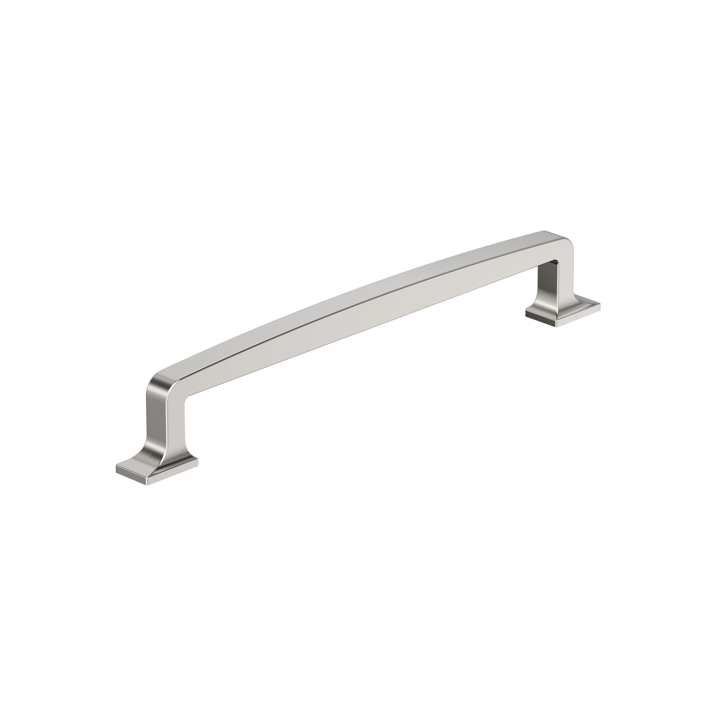 Amerock Westerly 7-9/16 inch (192mm) Center-to-Center Polished Nickel Cabinet Pull