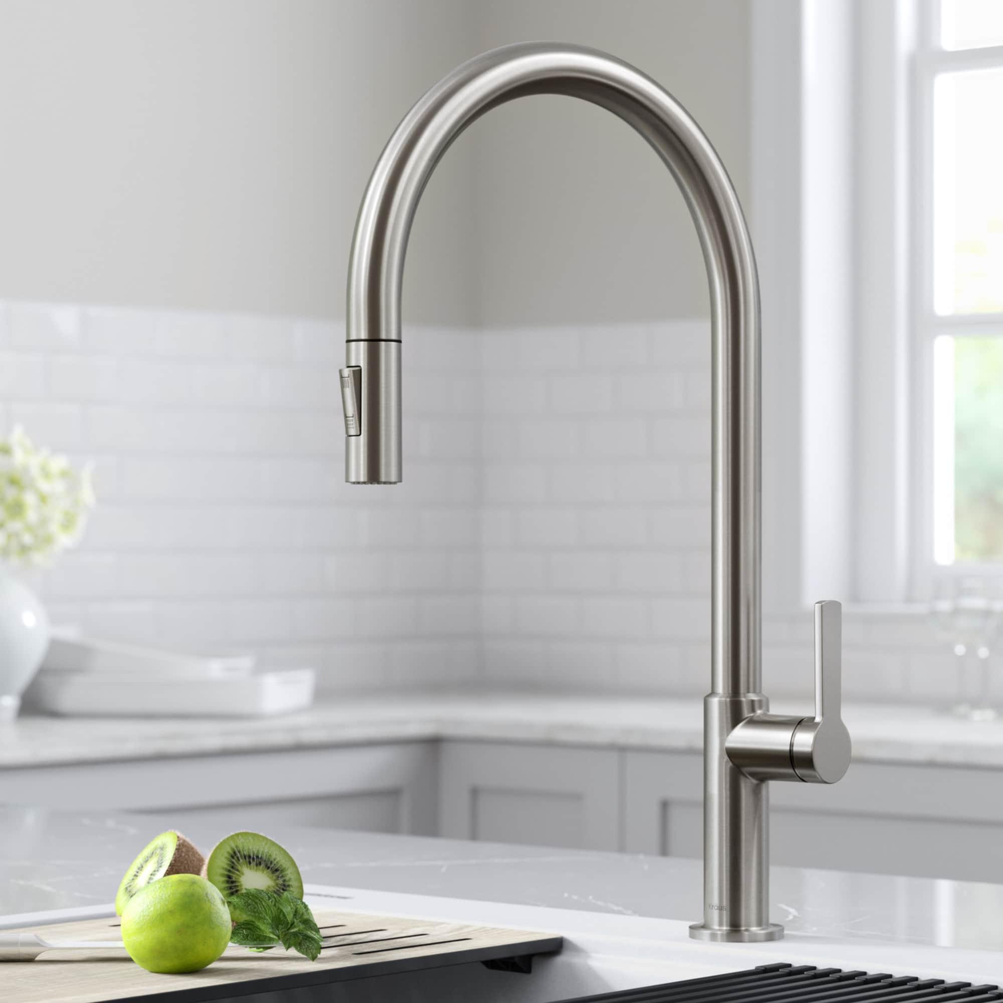 Oletto Single Handle Pull-Down Kitchen Faucet