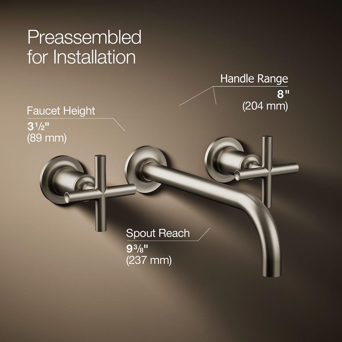 Purist® Wall Mounted Bathroom Faucet