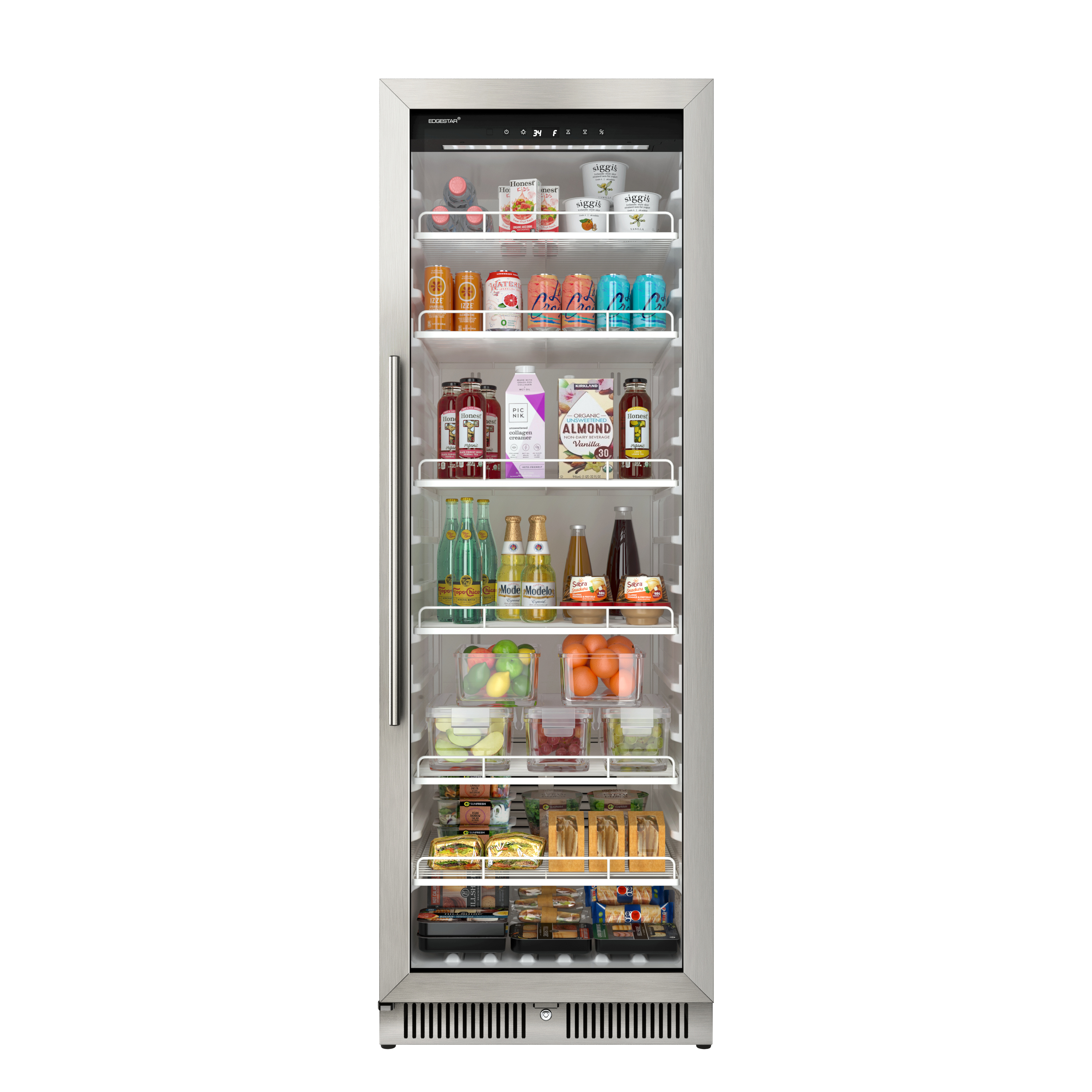 Edgestar Vbm131 24" Wide 13.7 Cu. Ft. Commercial Beverage Merchandiser - Stainless Steel