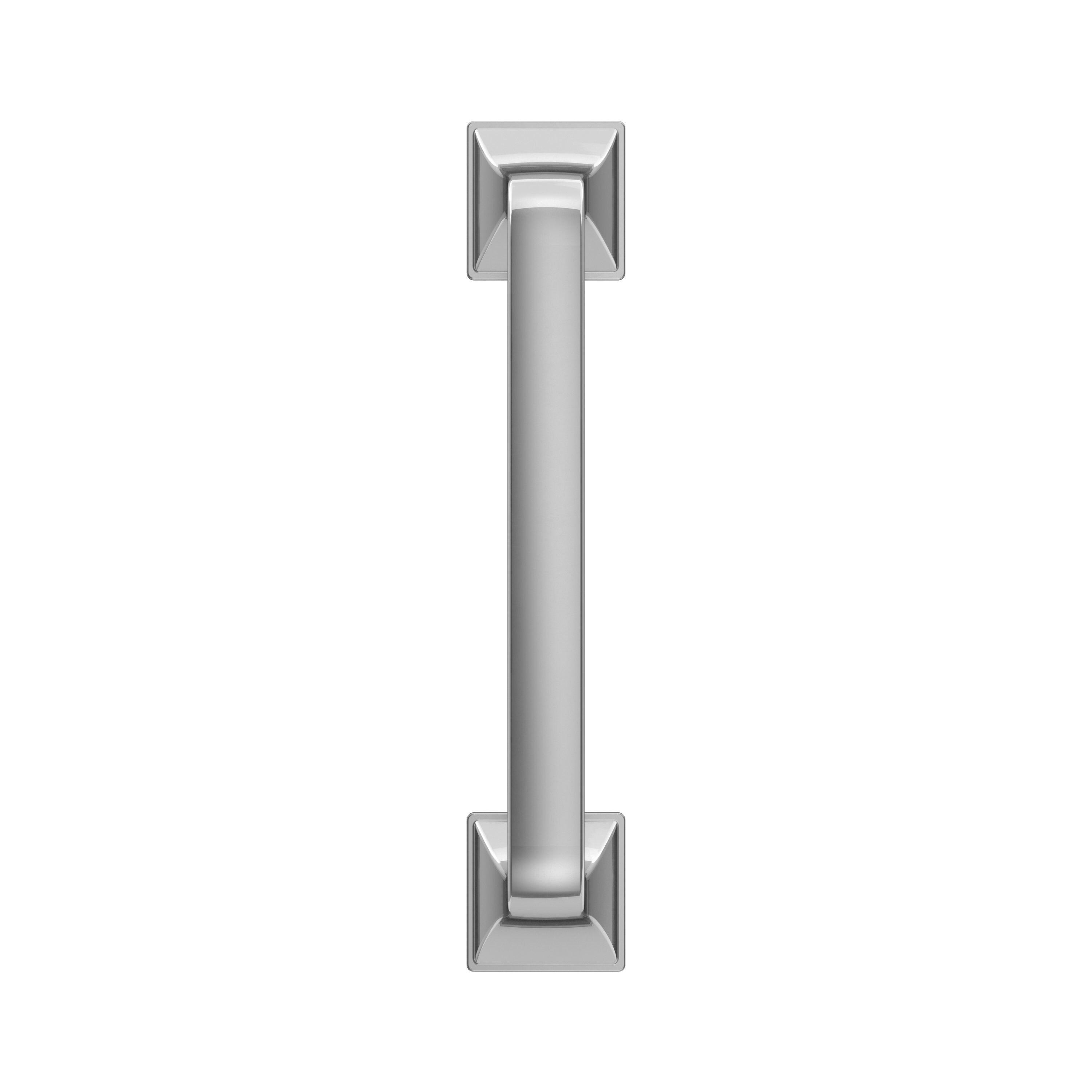 Amerock Ville 3-3/4 inch (96mm) Center-to-Center Polished Chrome Cabinet Pull