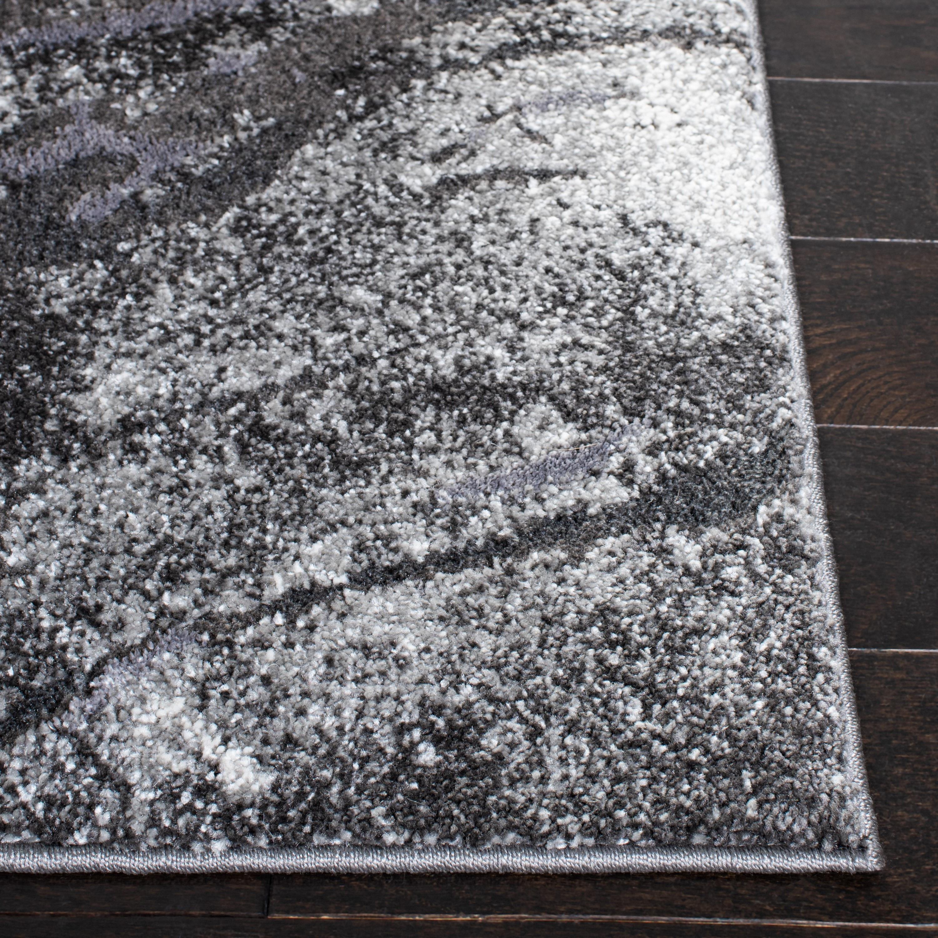 Pacific PFC865 Power Loomed Indoor Area Rug - 8'x10' - Dark Grey/Light Grey - Safavieh