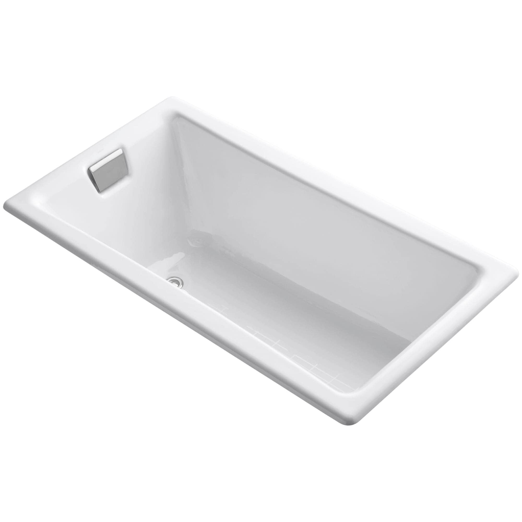 Tea-for-Two for Two 60" x 32" Drop-In Soaking Bathtub
