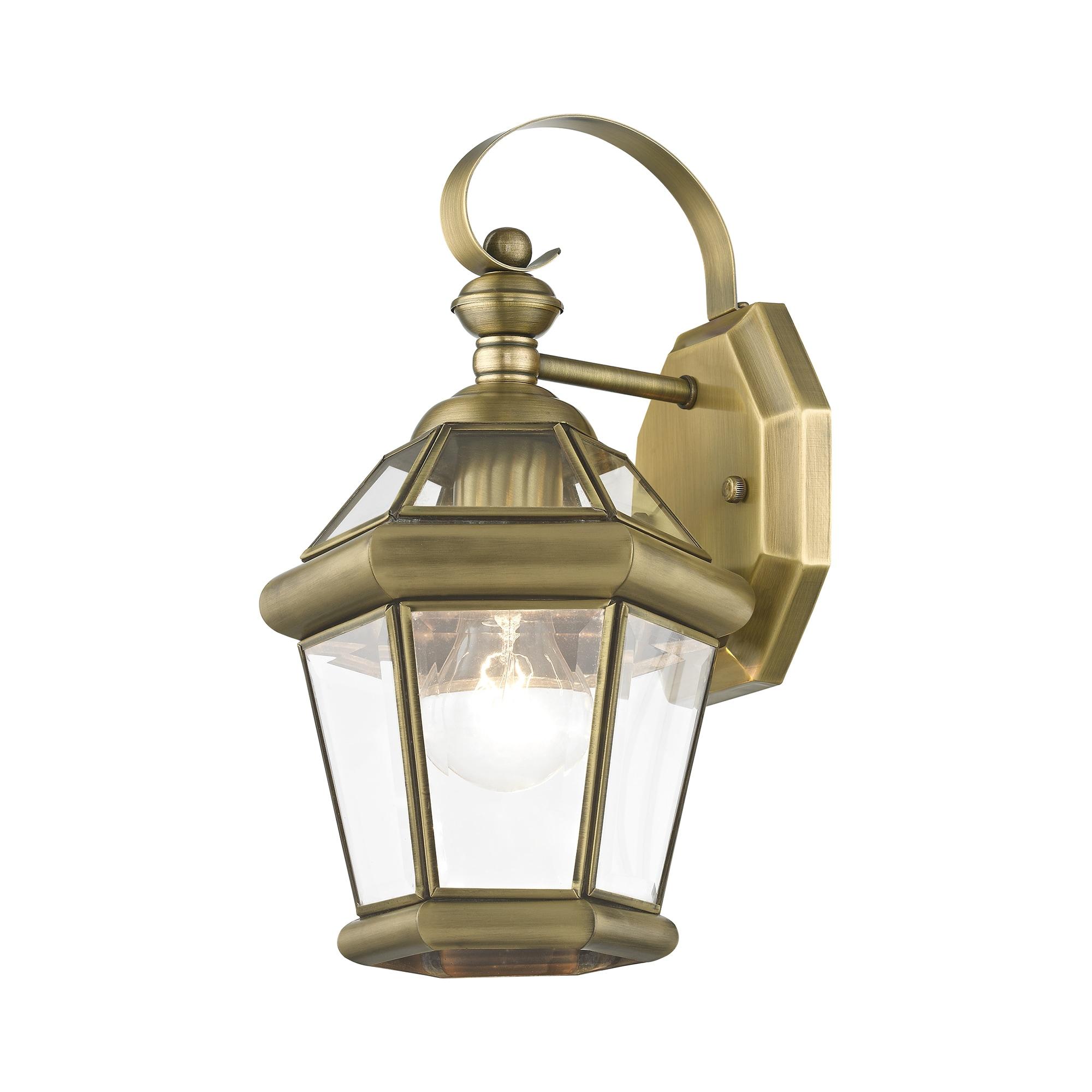 Livex Lighting Georgetown 1 - Light Wall Light in  Antique Brass