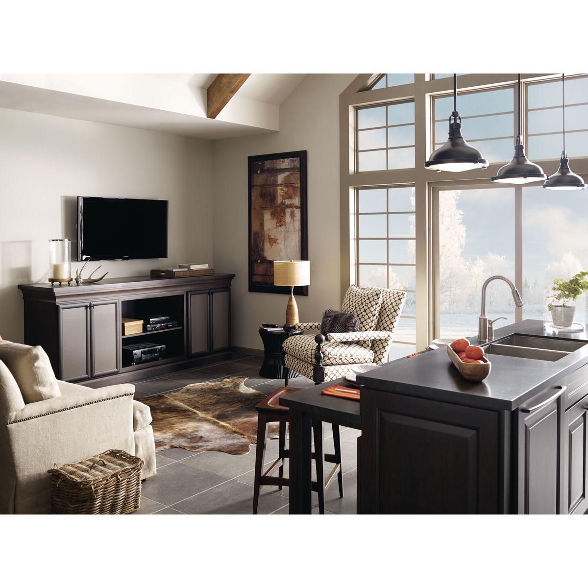 Progress Lighting P5188-108 10.5 in. Fresnel Lens 1-Light 100W Med Pendant Ceiling Light in Oil Rubbed Bronze