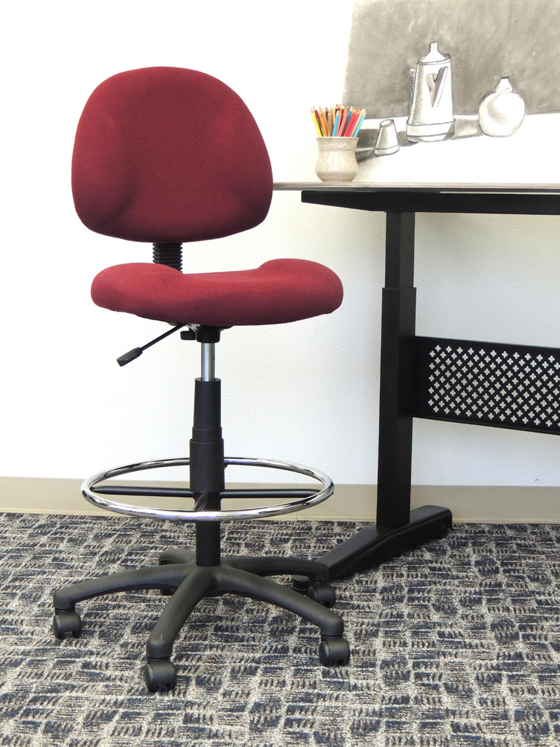 Polyester / Polyester Blend Drafting Chair