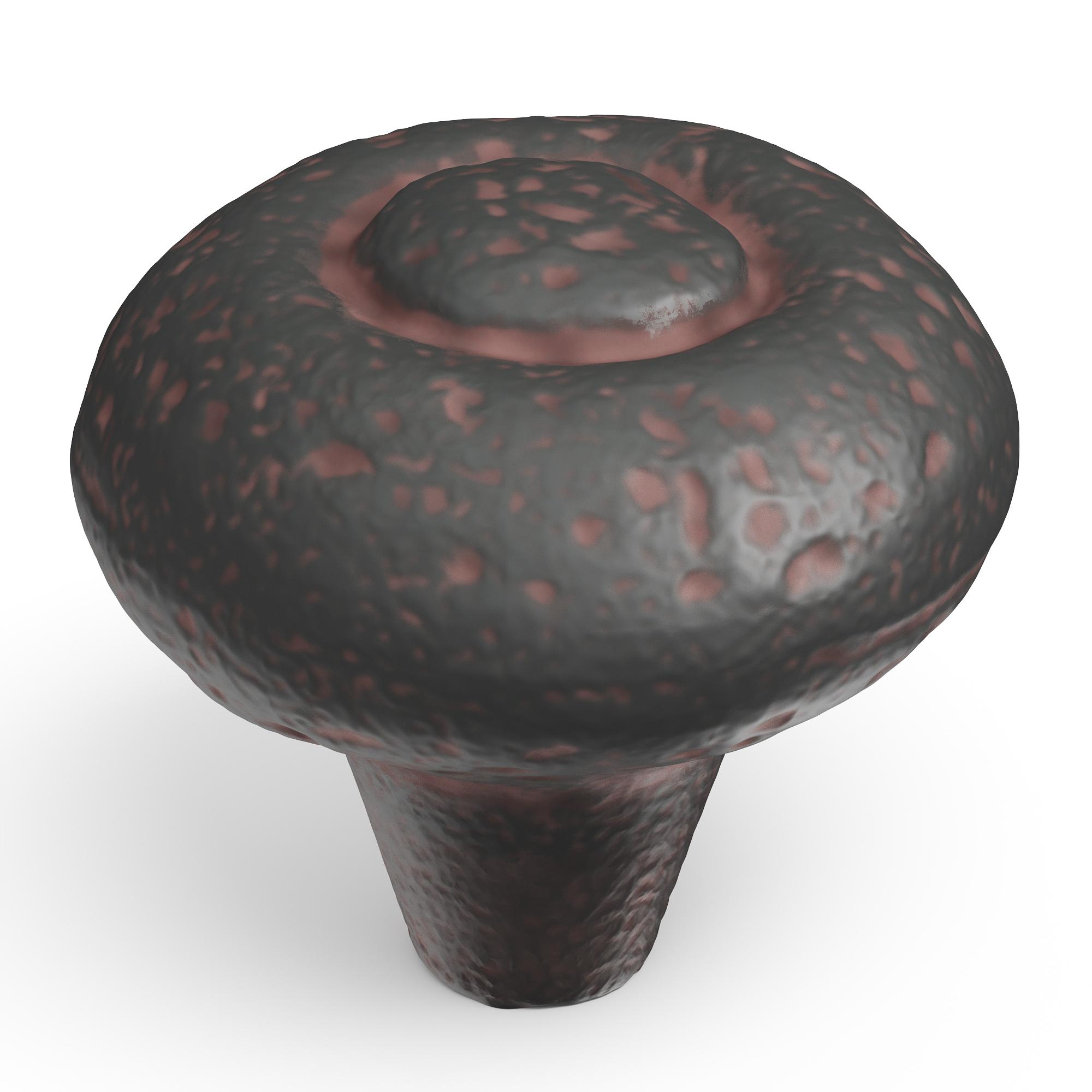 Refined Rustic 1 1/2" Diameter Mushroom Knob Multipack