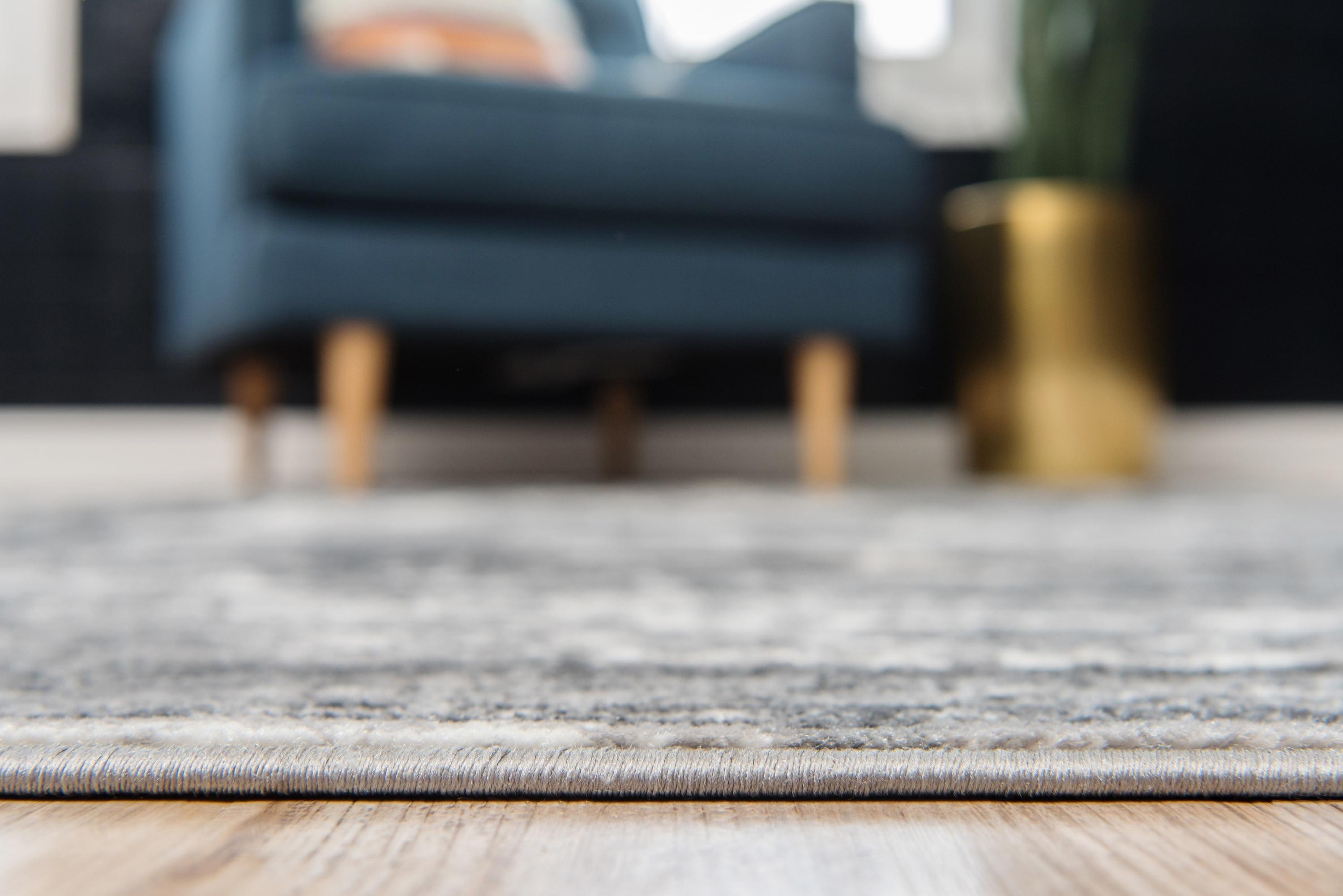 Unique Loom 9' 0 x 12' 0 Sofia Salle Garnier Gray Area Rug