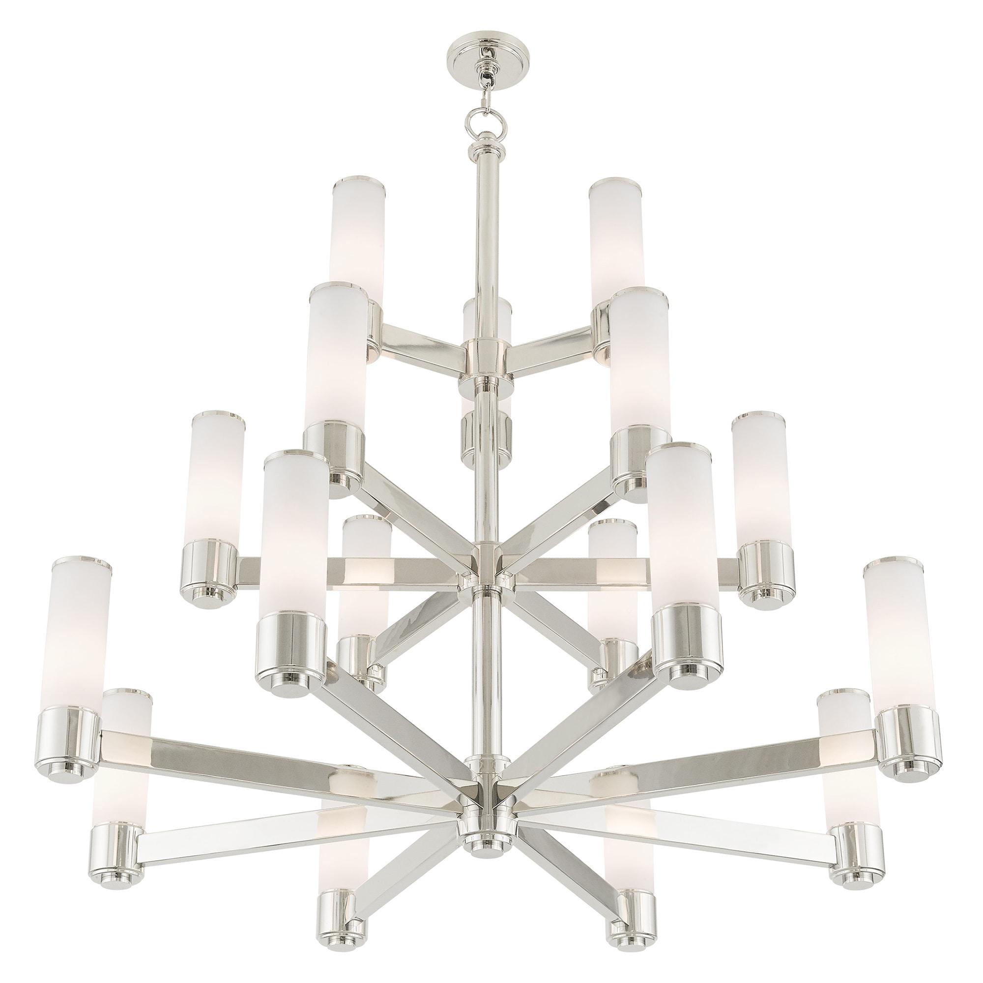 Livex Lighting - Weston - 17 Light Foyer Chandelier in Contemporary Style - 44