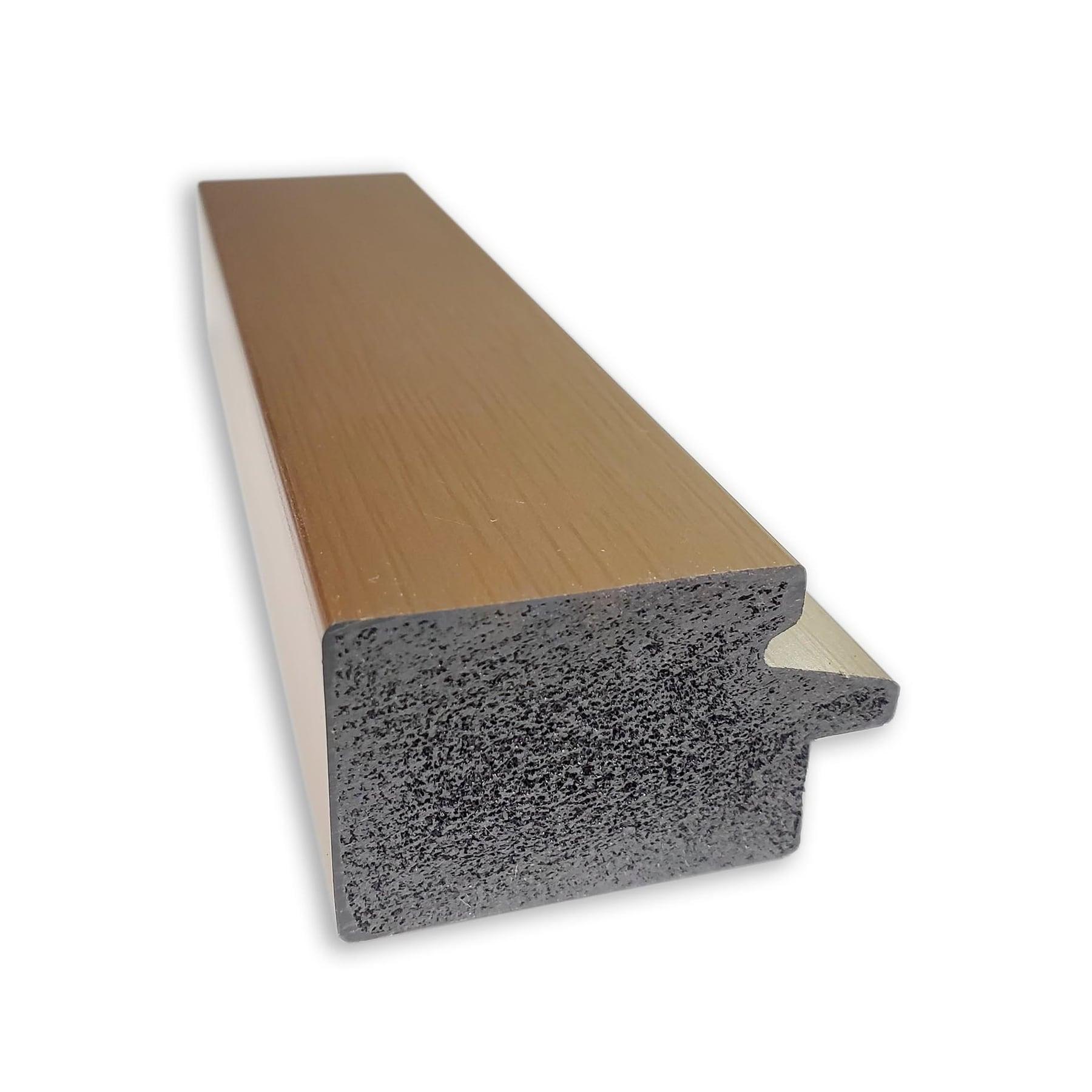 Amanti Art Wall Mounted Framed Vanity Mirror, Glass Size 40x30, Eva Ambre Gold