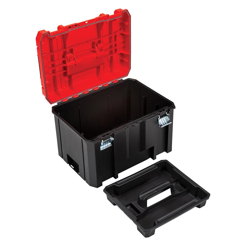 CRAFTSMAN Versastack System 17-in Red Plastic Lockable Tool Box