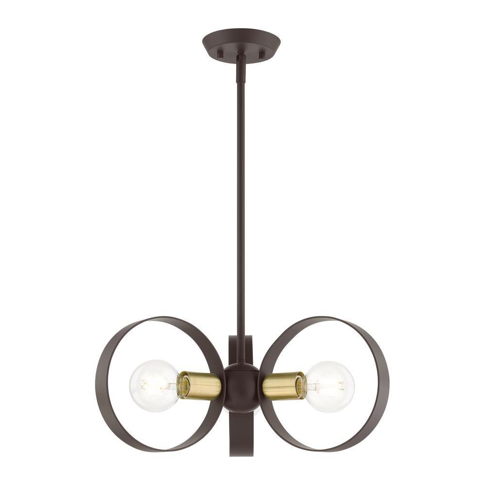 Livex Lighting Modesto 3 - Light Chandelier in  Bronze