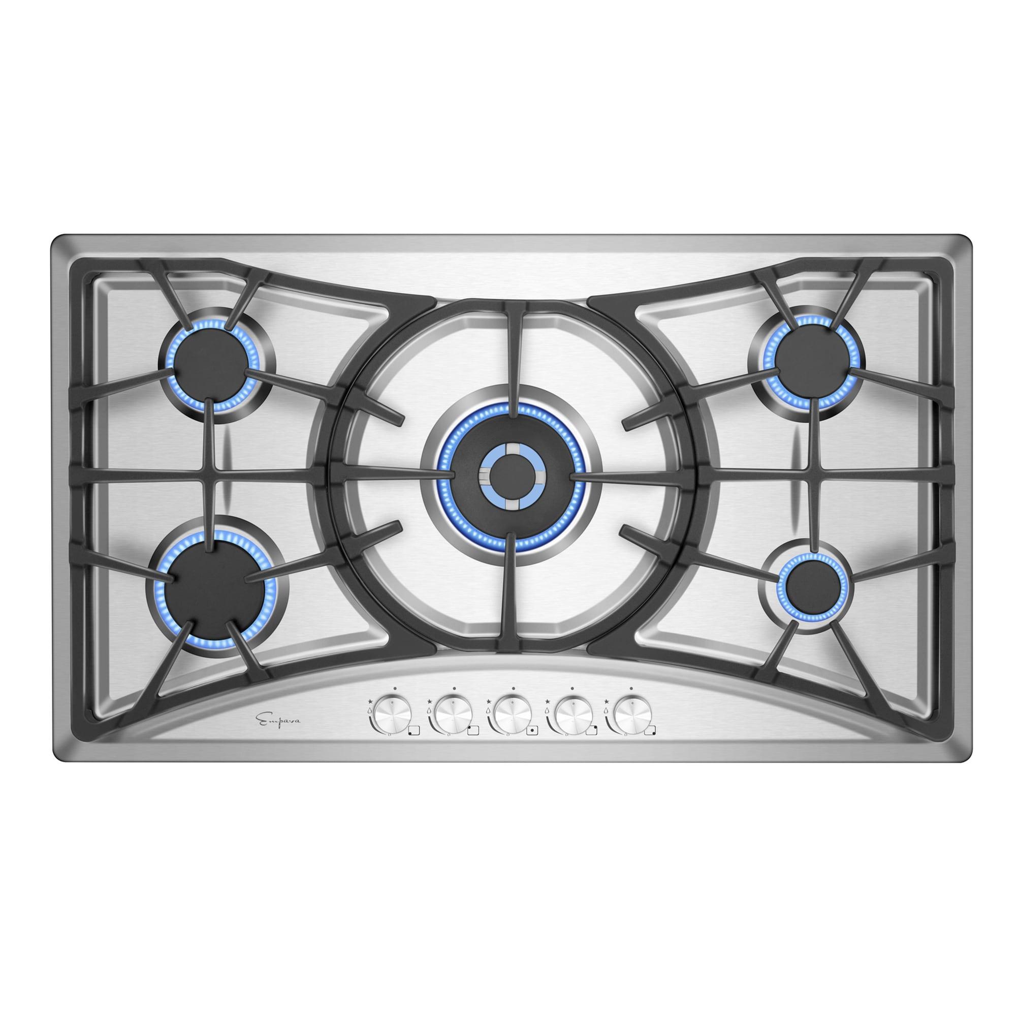 Empava 36" Stainless Steel 5 Burner Cooktop