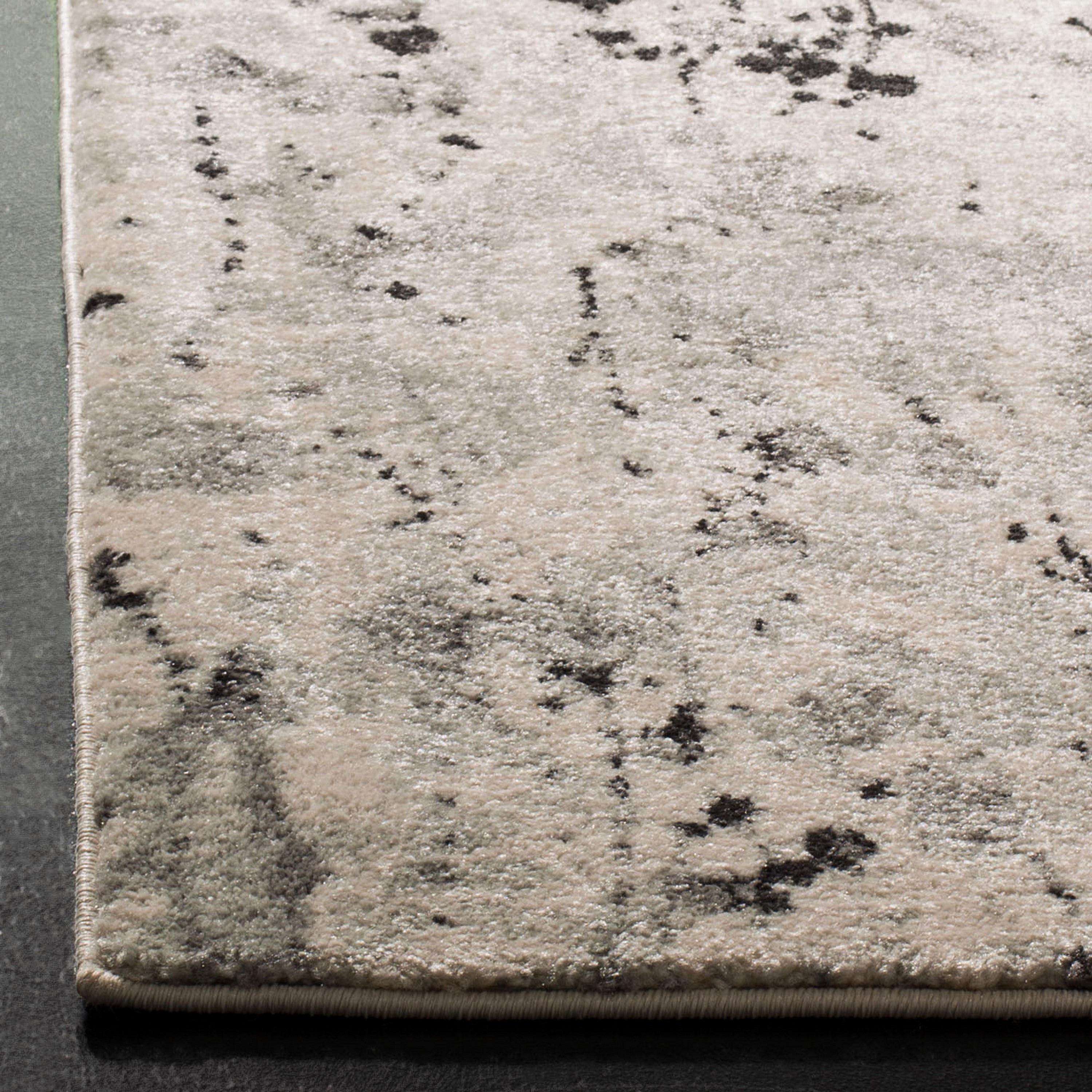Evoke EVK284 Power Loomed Indoor Area Rug - Ivory/Grey - 4'x6' - Safavieh