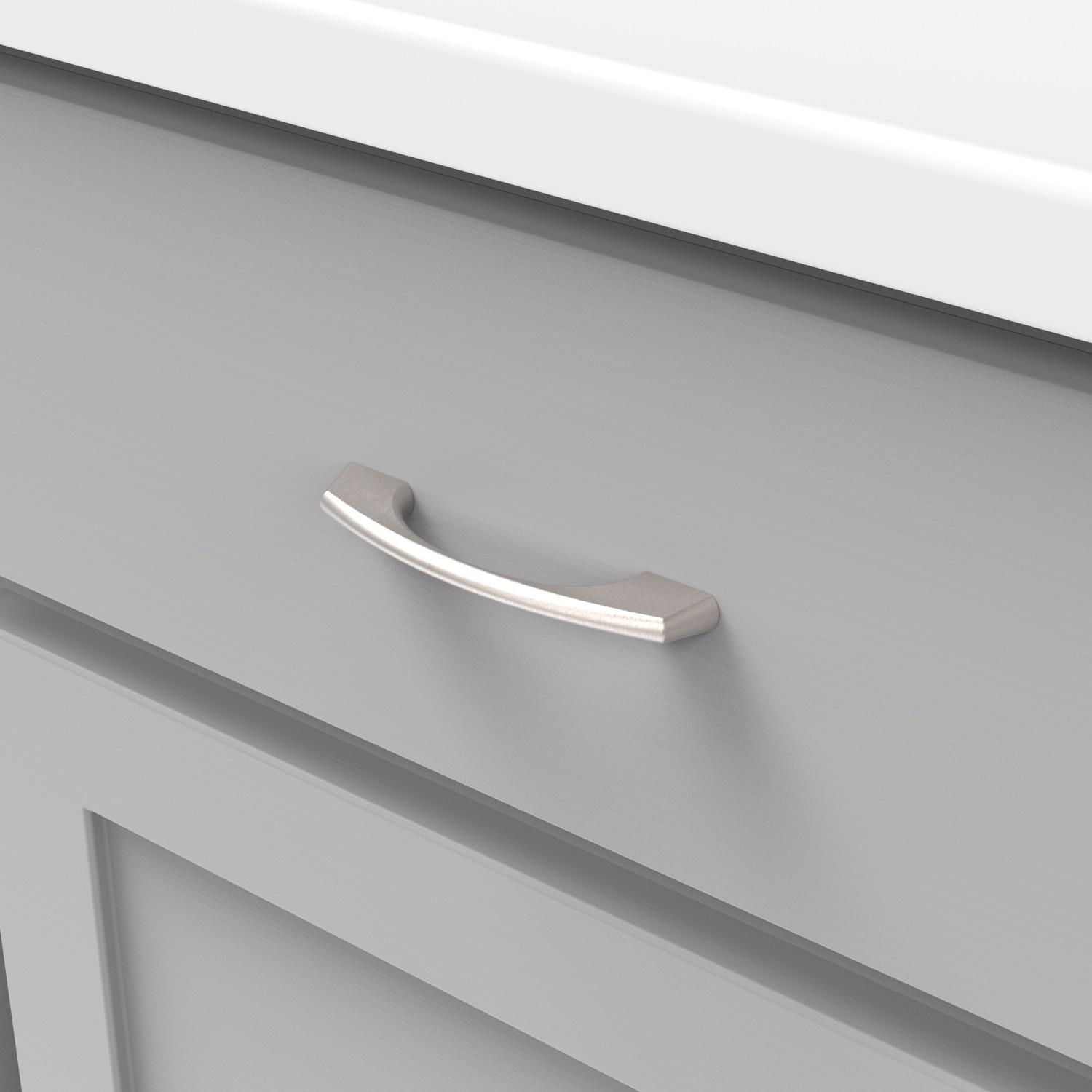 Greenwich Kitchen Cabinet Handles, Solid Core Drawer Pulls for Doors, 3" & 3-3/4" (96mm)