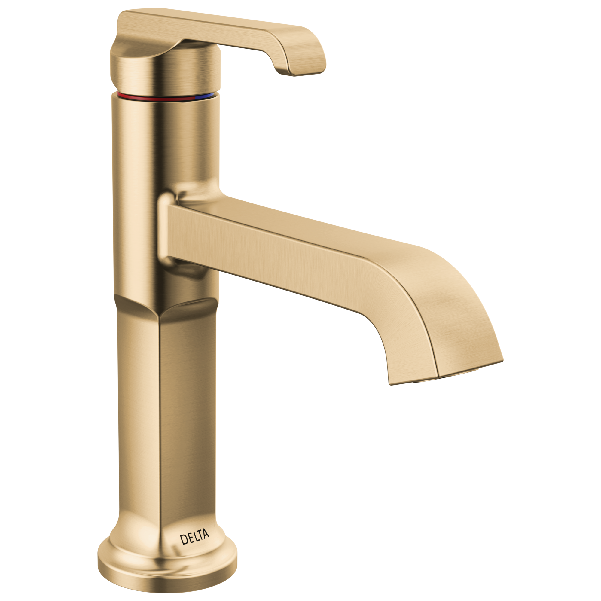 Tetra Single Hole Bathroom Faucet, Single Handle Bathroom Sink Faucet with Drain Assembly