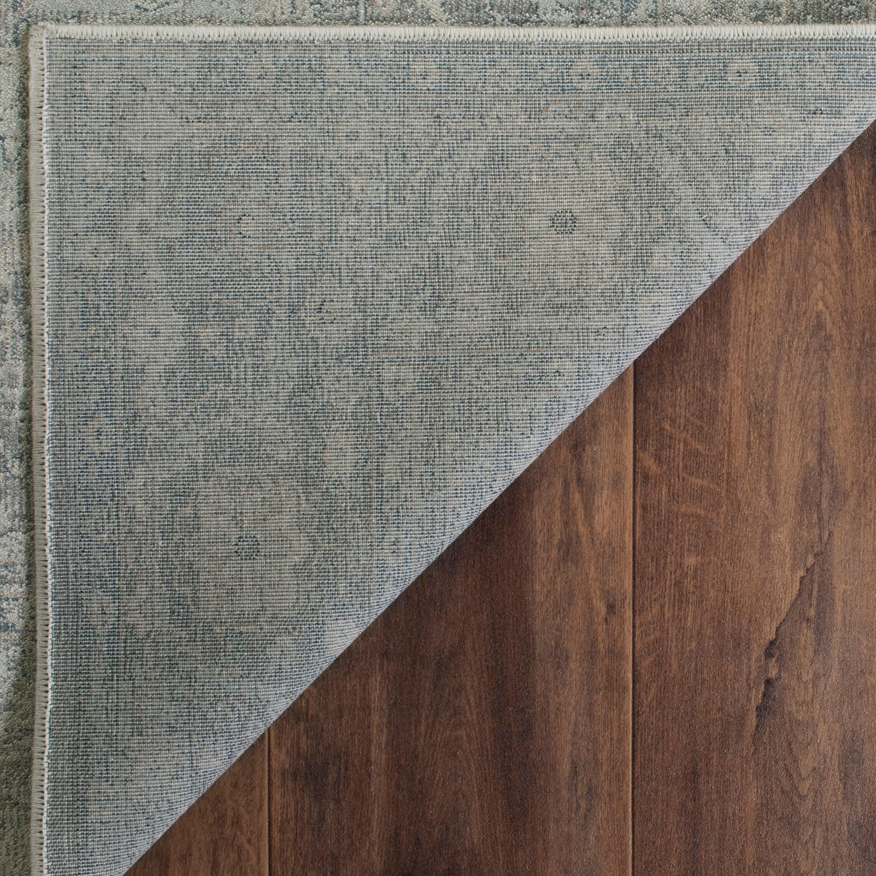 Vintage VTG159 Power Loomed Indoor Skid-Resistant Area Rug - Silver - 8'x10' - Safavieh