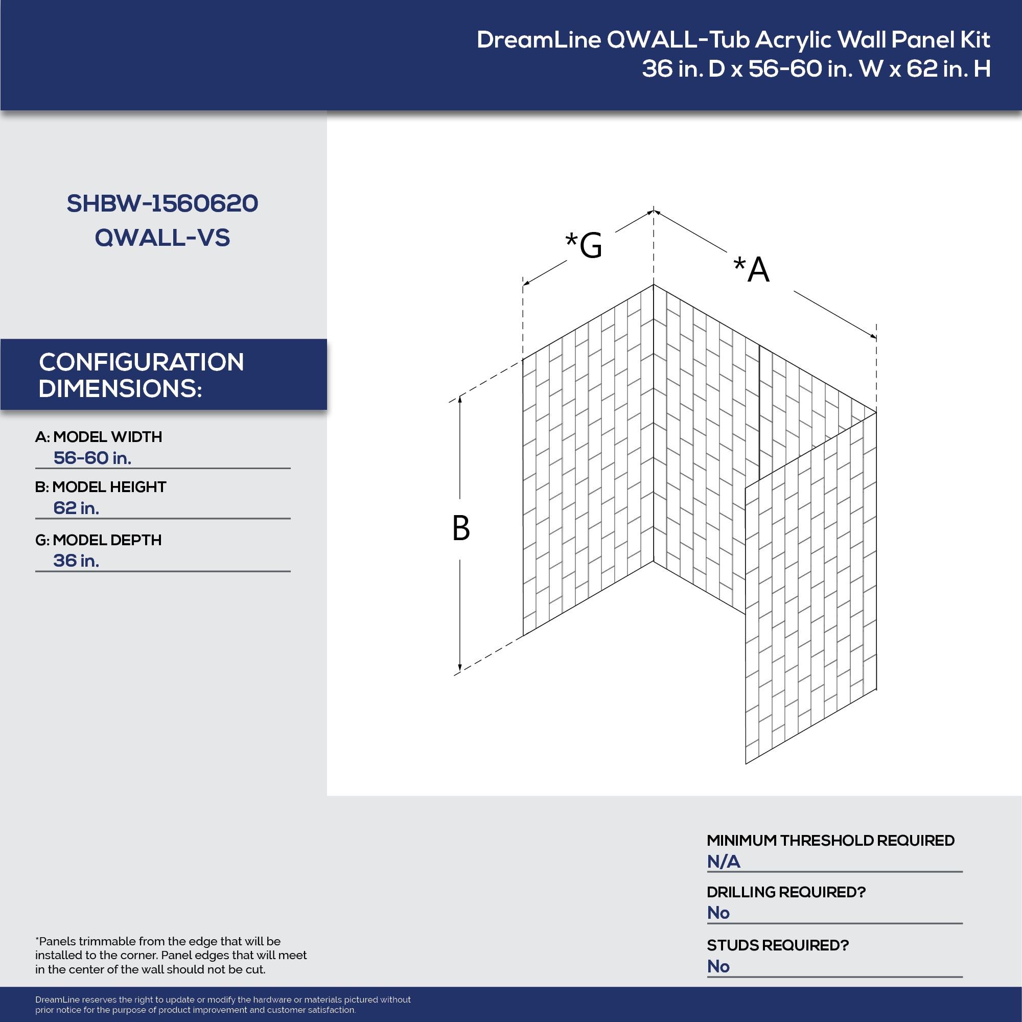 Acrylic Backwall Kit