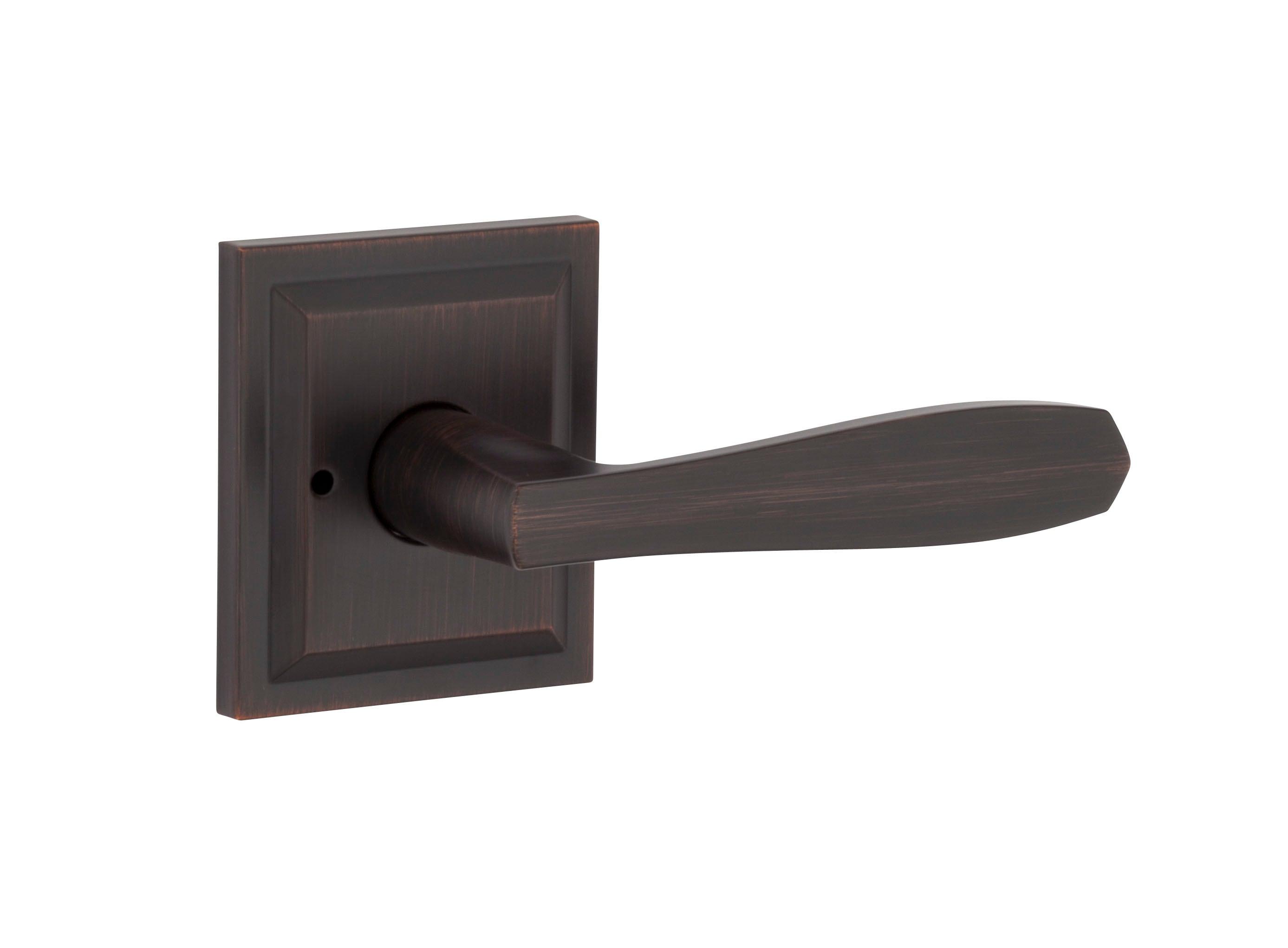 Baldwin Torrey Low Profile Rose Bed/Bath Lever in VB