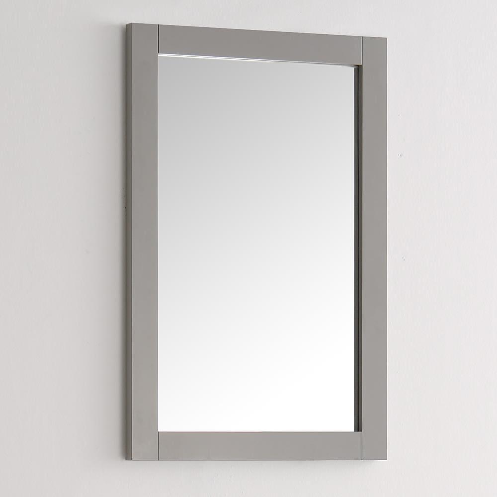 Hartford 20" Traditional Rectangular Wood Framed Bathroom Vanity Mirror