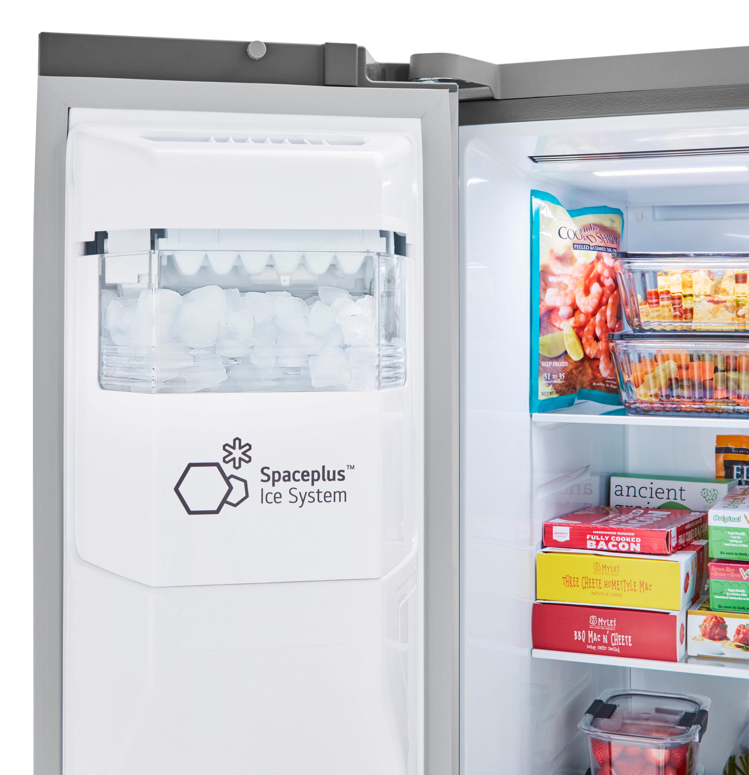 LG 23 Cu. Ft. Side-By-Side Counter-Depth Refrigerator With Smooth Touch Dispenser LRSXC2306S