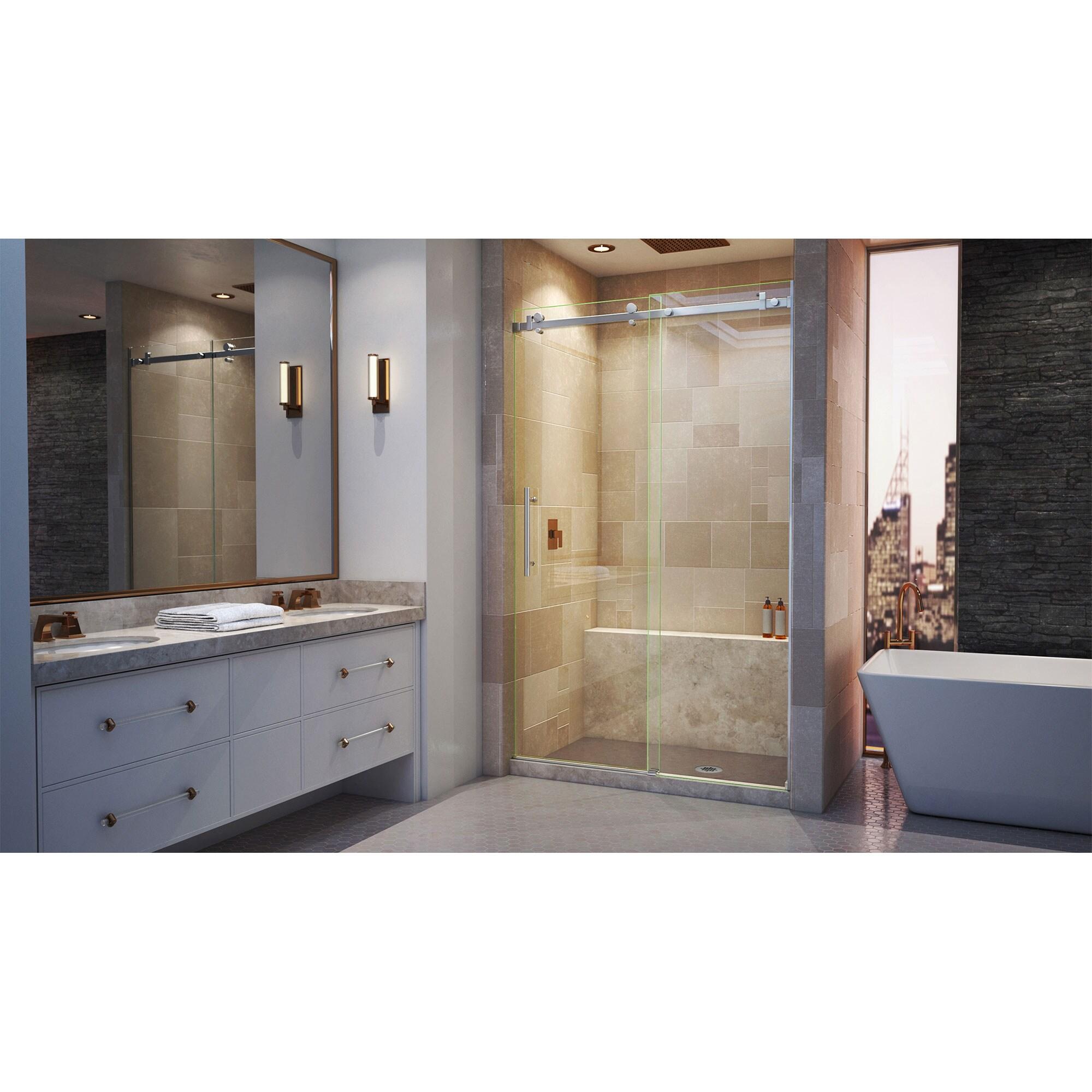 DreamLine Enigma Air 44 - 48 in. W x 76 in. H Frameless Sliding Shower Door