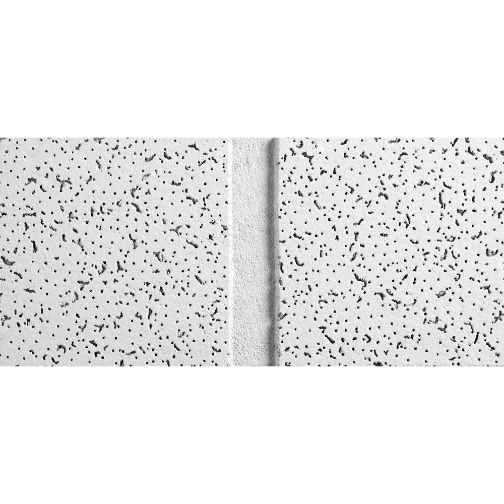 Armstrong 2x4 CORTEGA SECOND LOOK Acoustic Ceiling Tiles for Suspended Ceiling Grids, 10-tiles per pack, White
