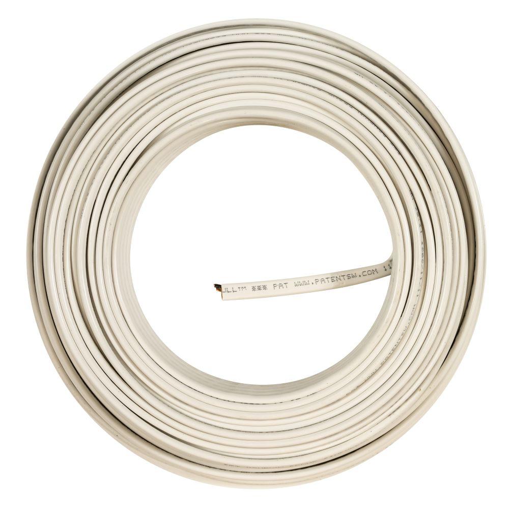 Southwire 28827422 50' 14/2 with ground Romex brand SIMpull residential indoor electrical wire type NM-B White