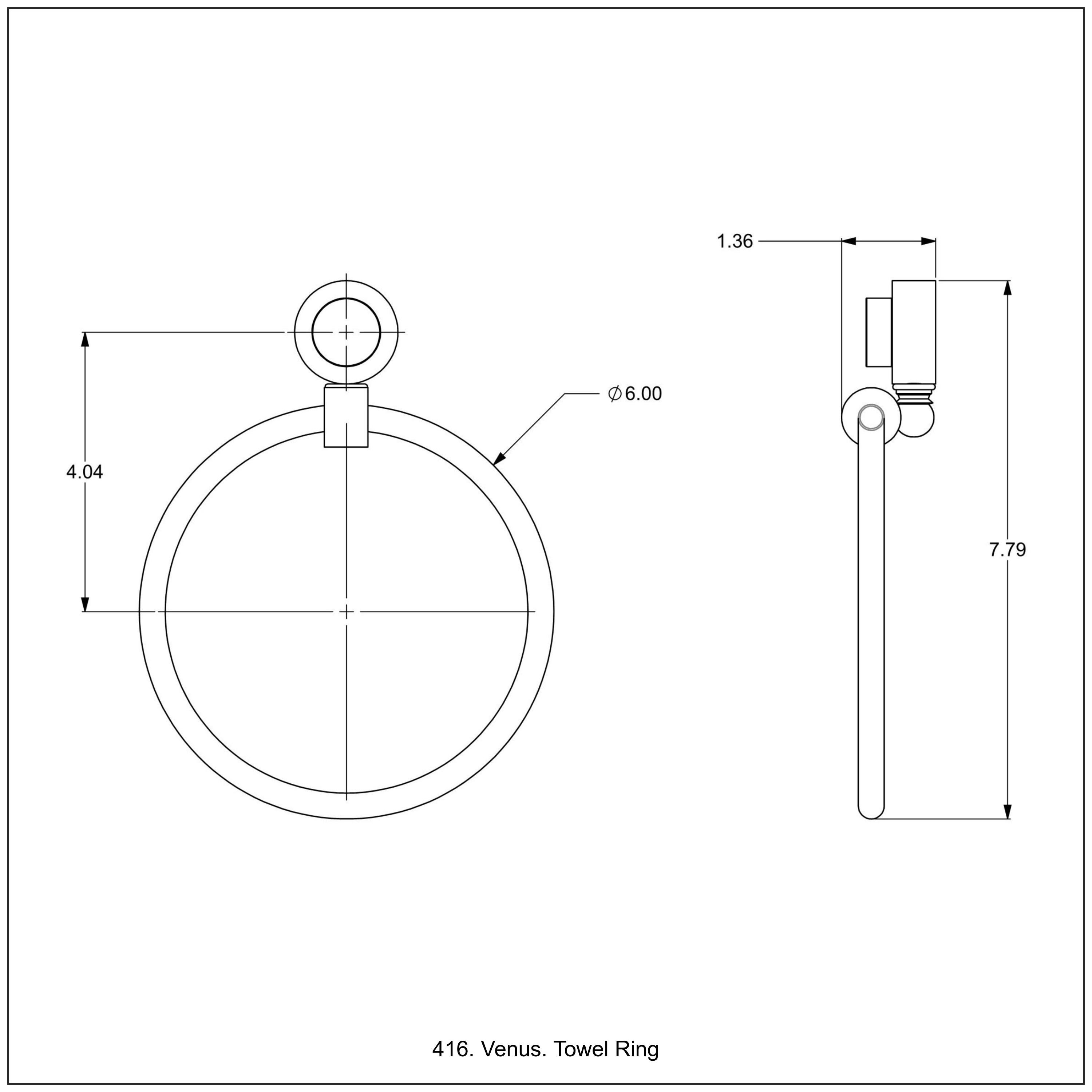 Venus Towel Ring