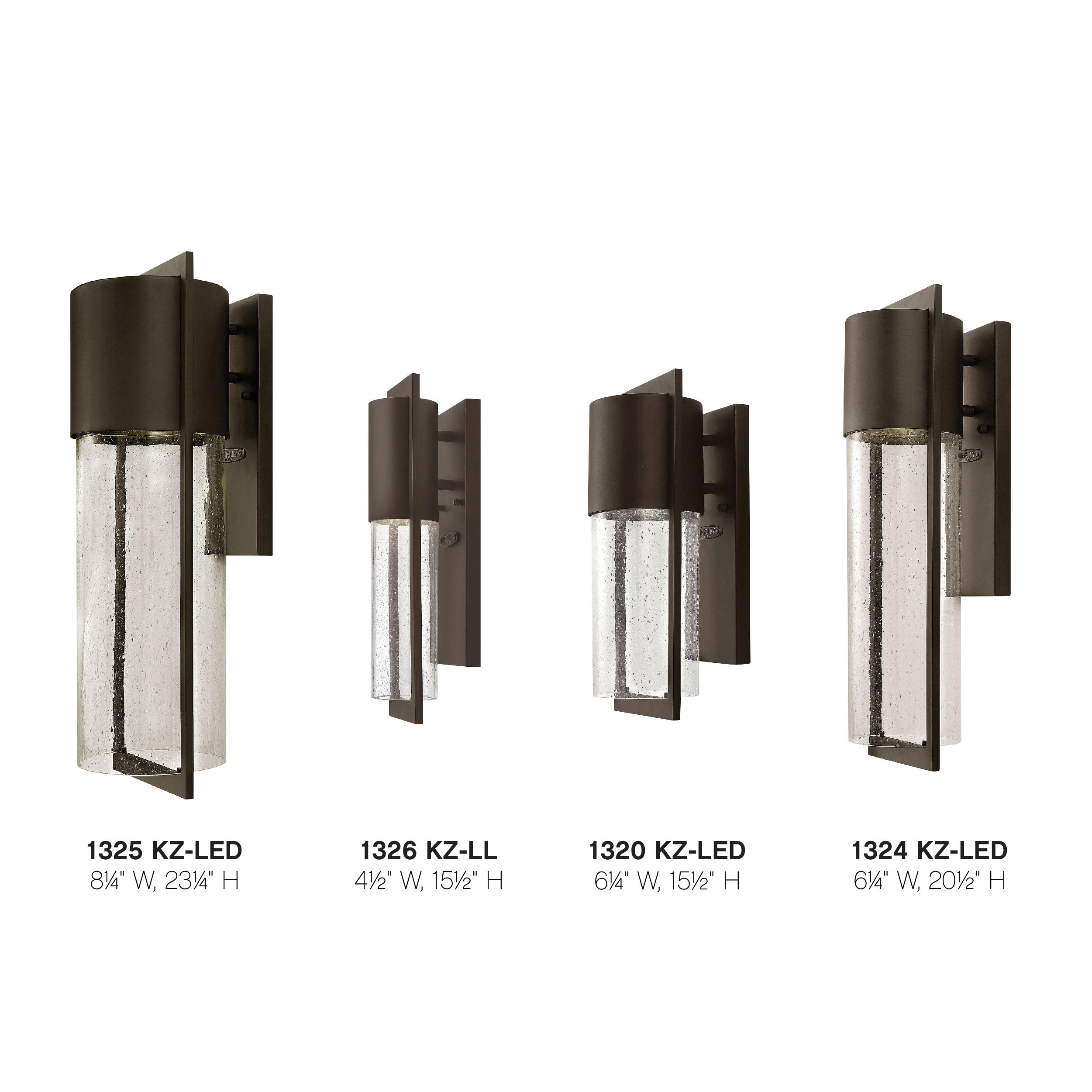 Hinkley Lighting 1326-Ll Shelter 1 Light 15-1/2" Tall Outdoor Wall Sconce W