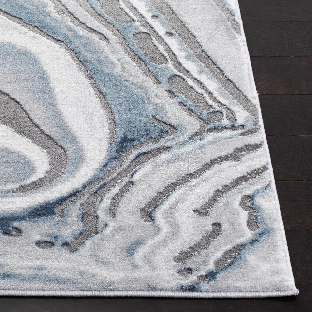 Craft CFT843 Loomed Indoor Area Rug - Blue/Grey - 6'7"x9' - Safavieh