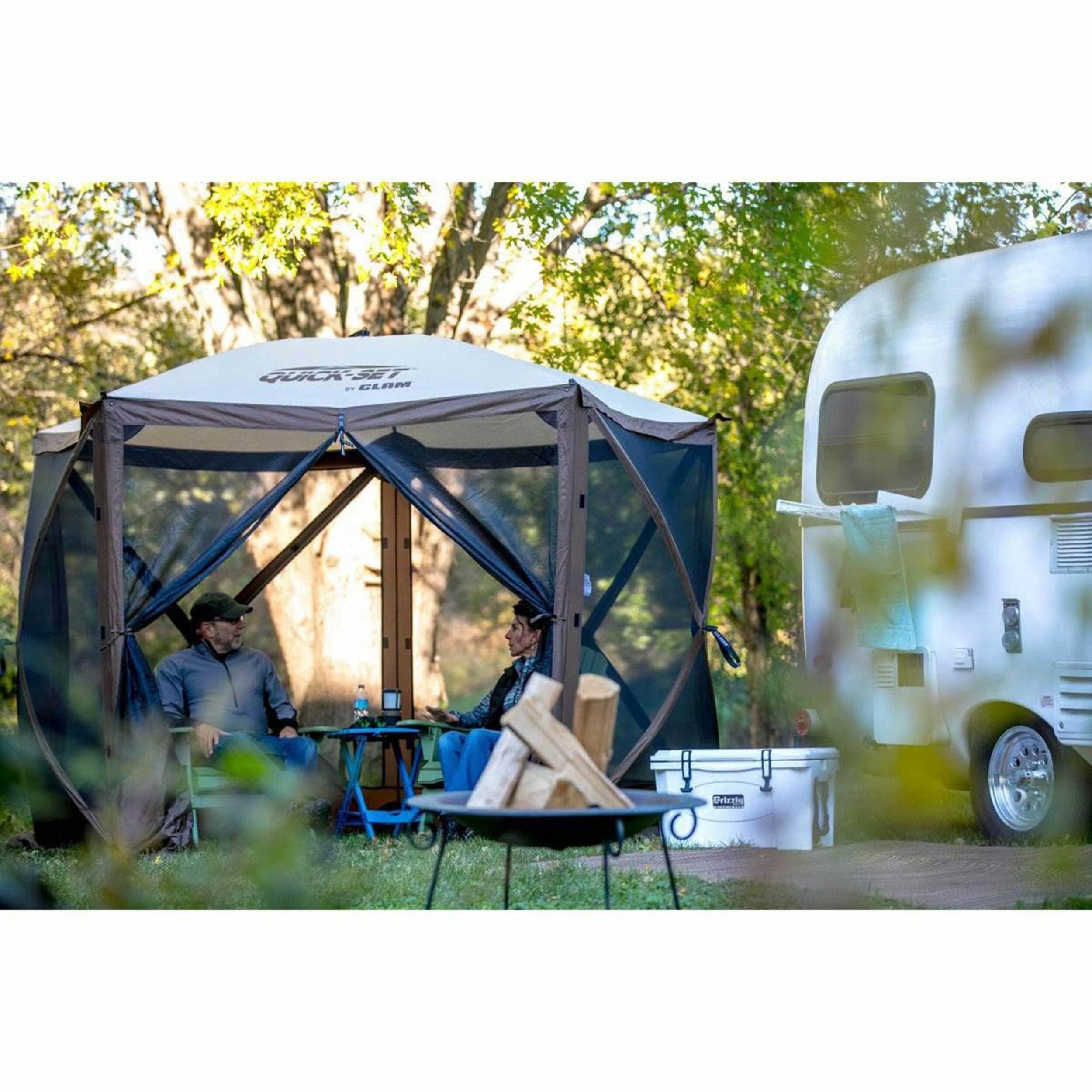 Clam CLAM Quick-Set Portable Outdoor Camping Canopy Shelter