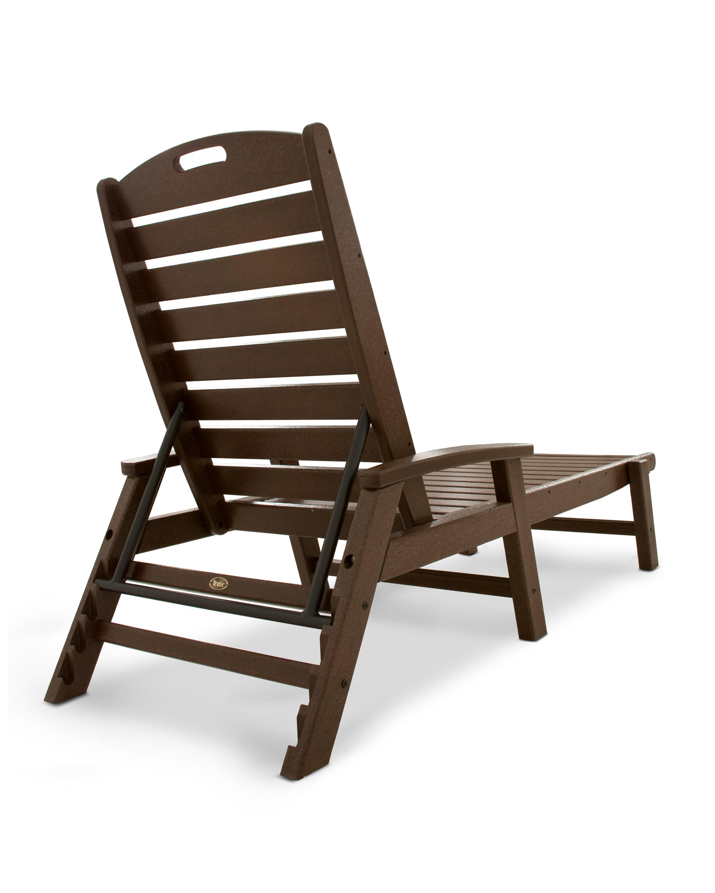 Yacht Club Chaise with Arms - Stackable