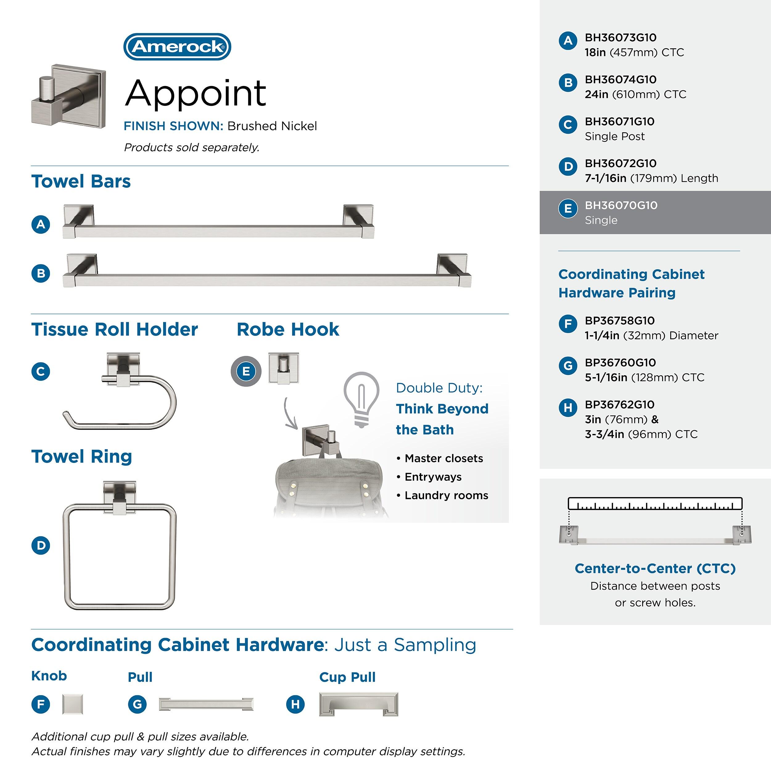 Appoint Wall Mounted Robe Hook