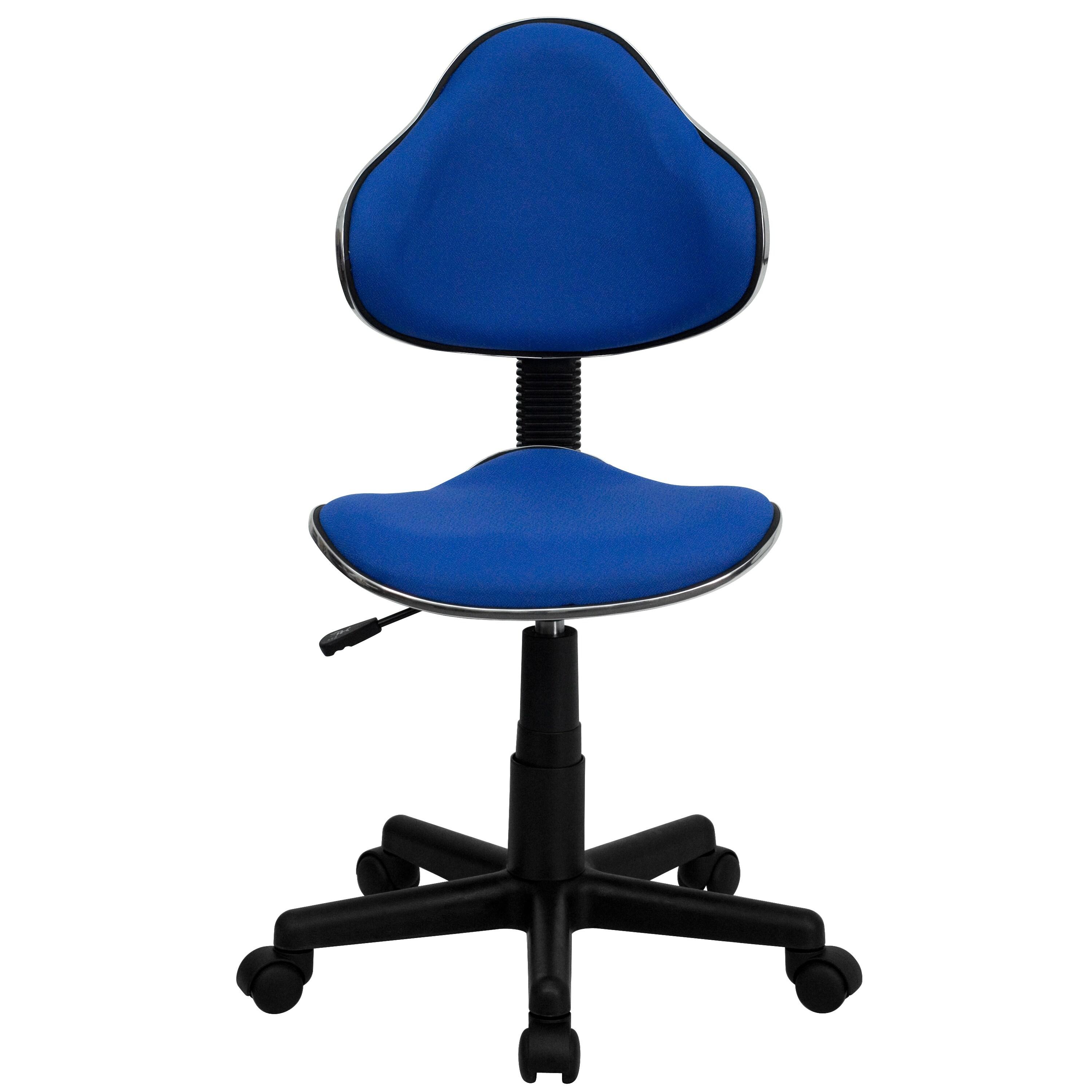Flash Furniture Whitney Blue Fabric Swivel Ergonomic Task Office Chair
