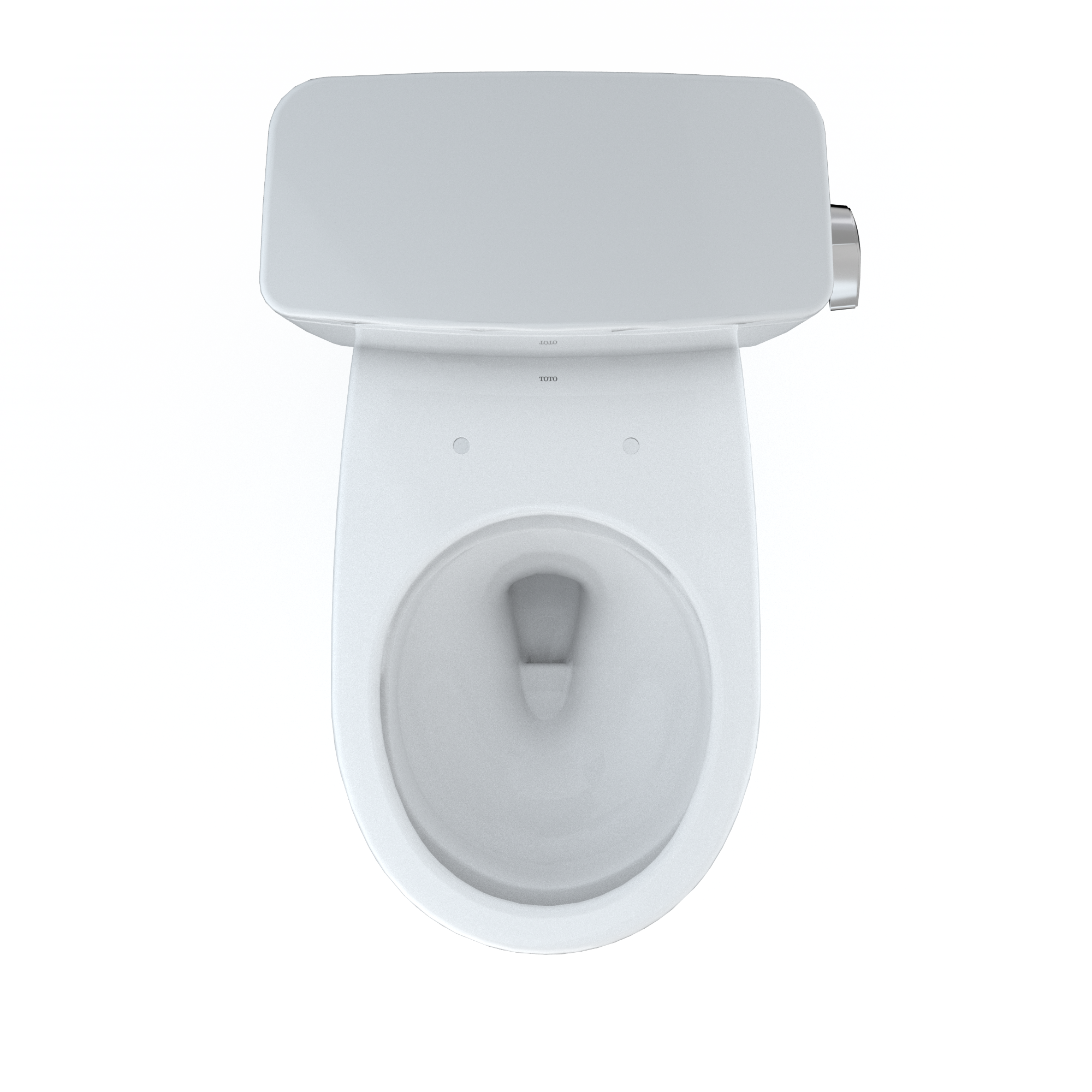 Drake® 1.28 GPF Water Efficient Round Two-Piece Toilet with Tornado Flush (Seat Not Included)