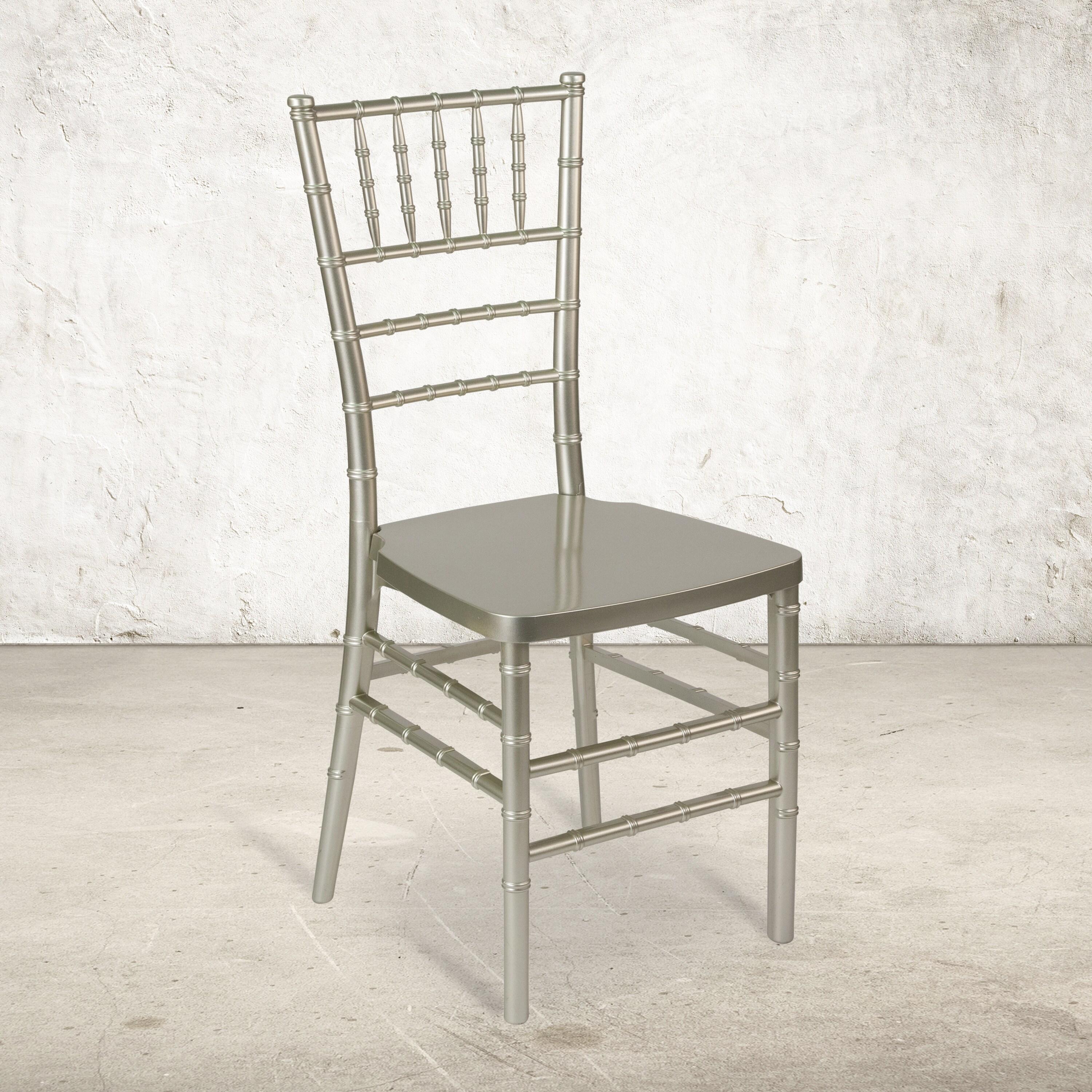 Flash Furniture HERCULES PREMIUM Series Champagne Resin Stacking Chiavari Chair