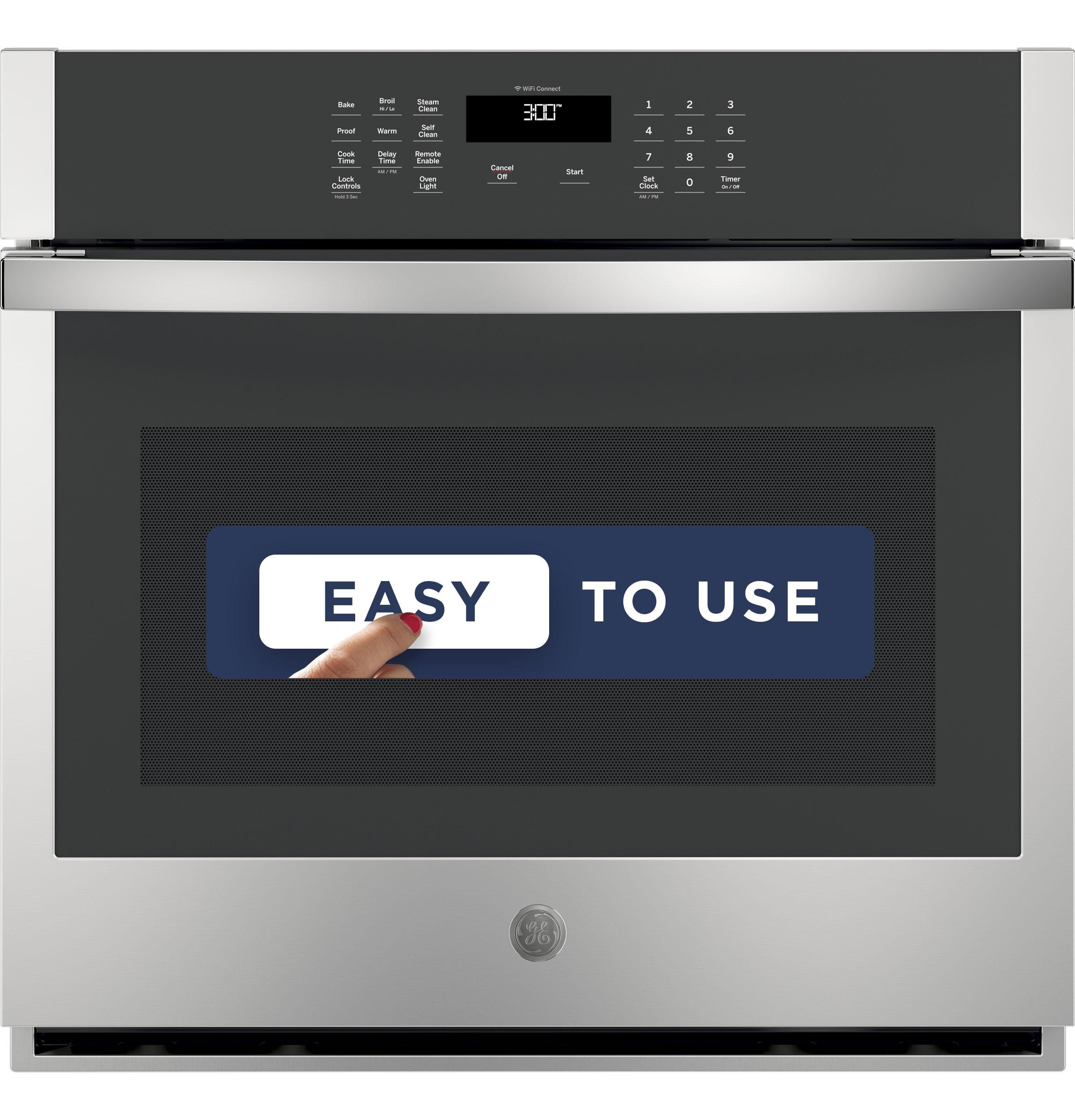 GE Smart Appliances Smart Built-in 30" Self-Cleaning Electric Single Wall Oven