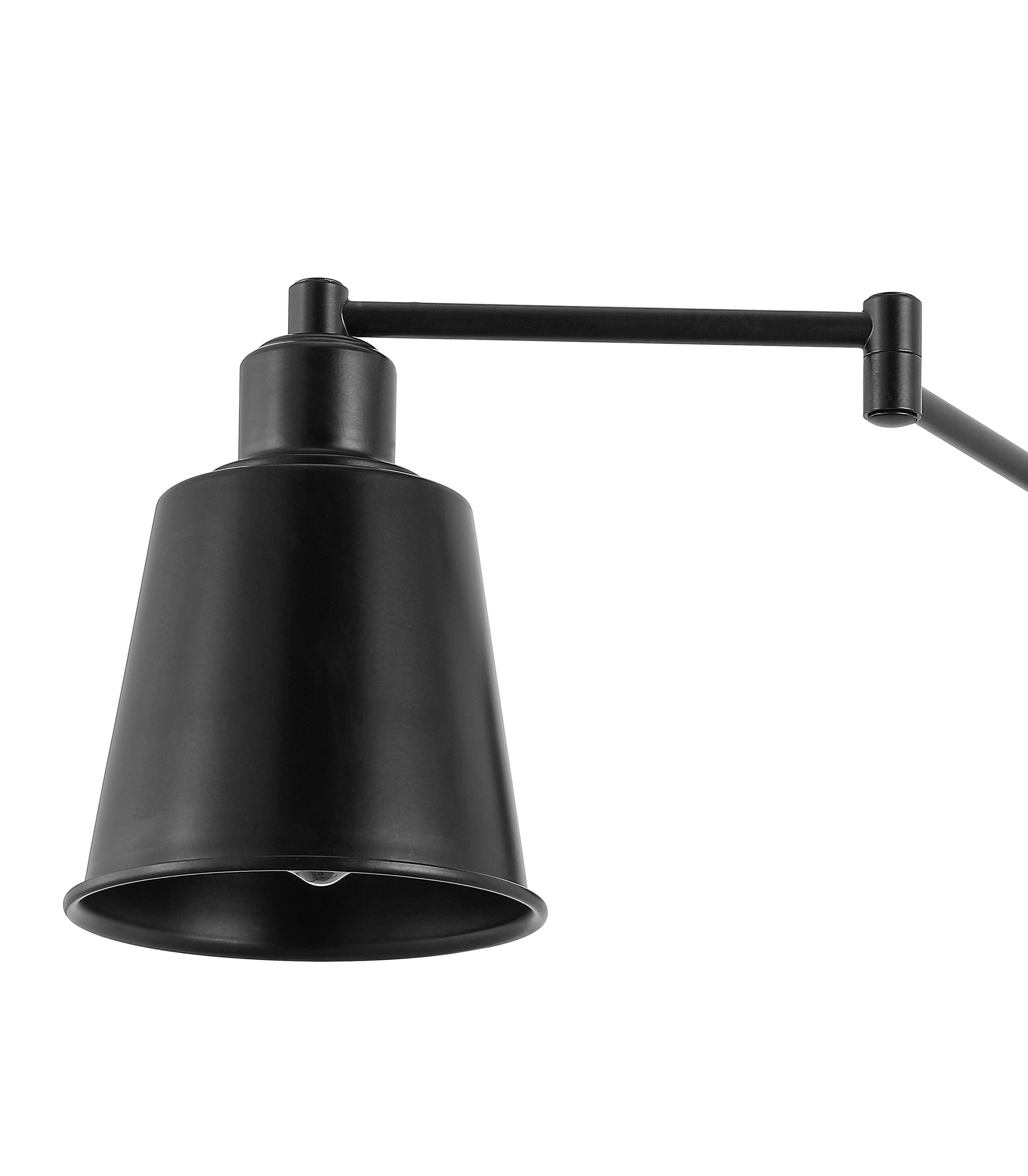 Cary 5.75" Iron Contemporary Swing Arm LED Wall Sconce, Oil Rubbed Bronze