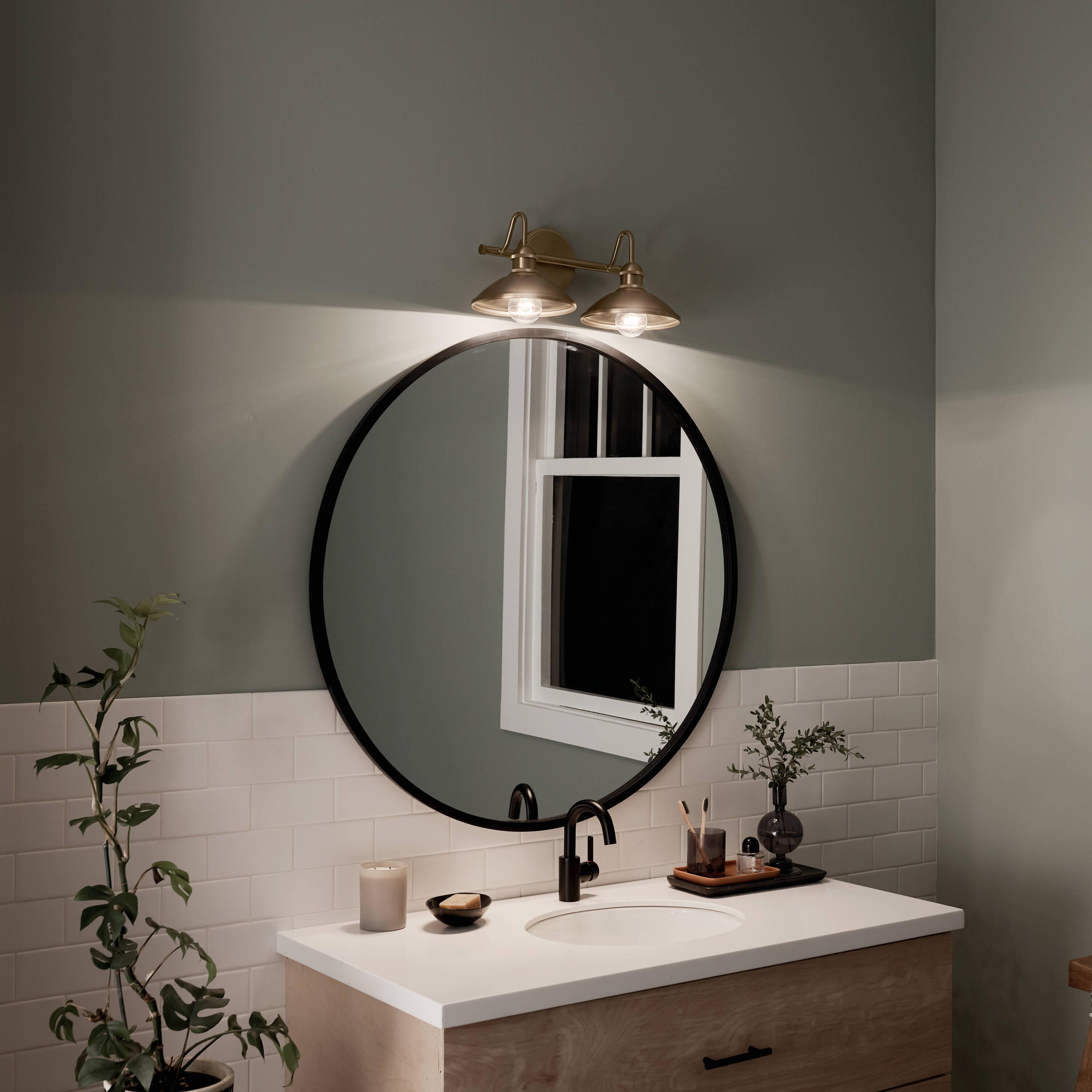Kichler Lighting Clyde 2 - Light Vanity in  Champagne Bronze