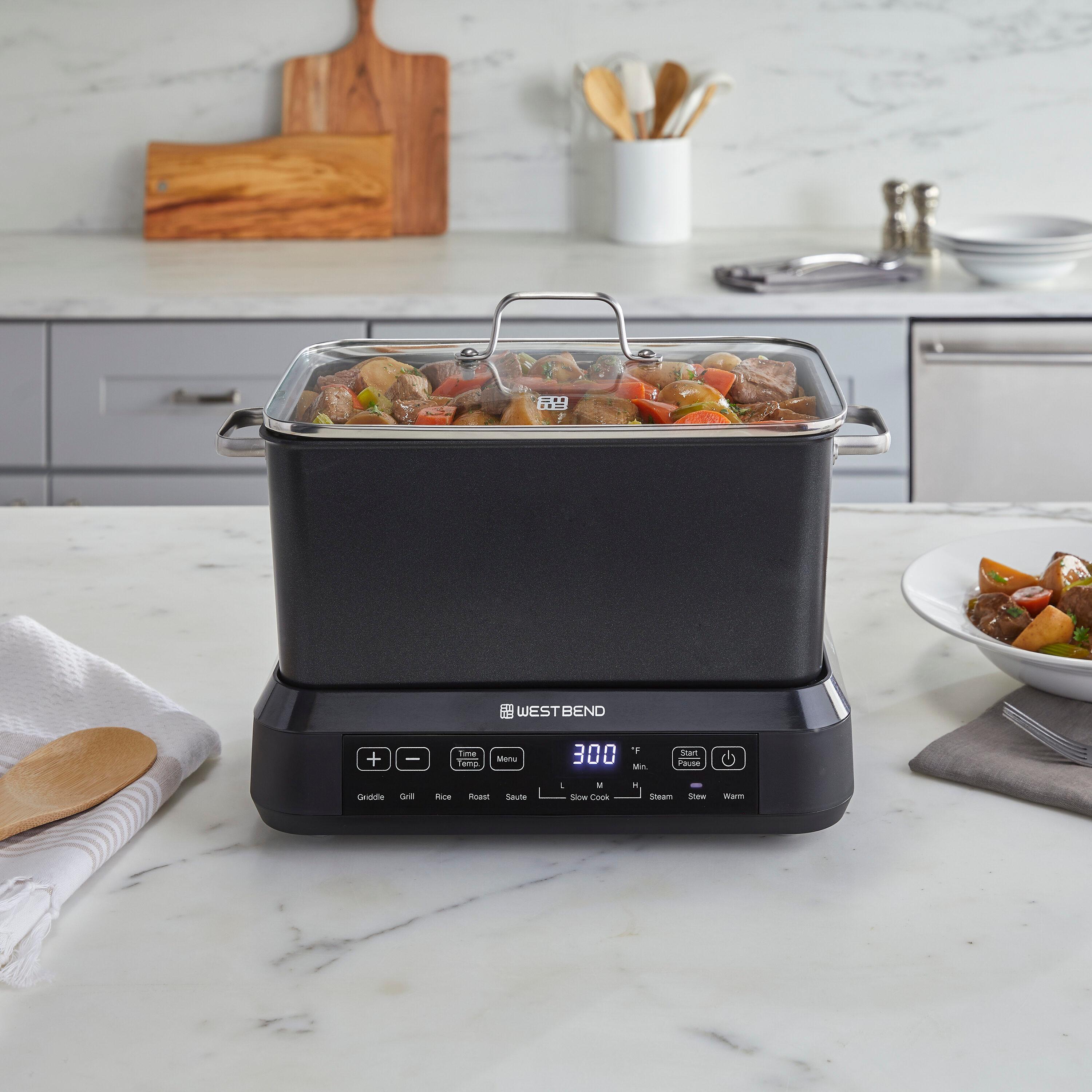 West Bend West Bend Versatility Cooker Plus, 6 Qt., In Black