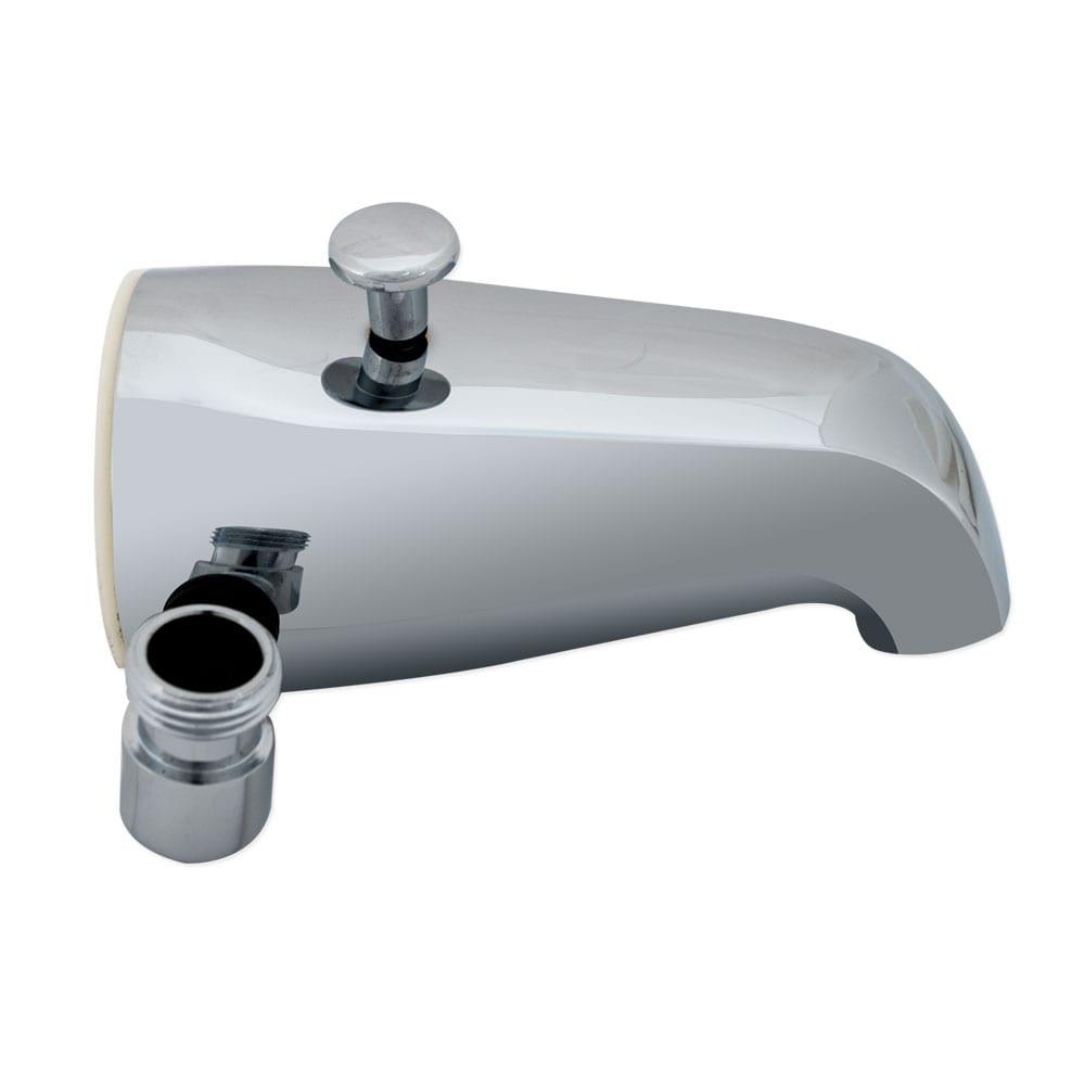 EZ-FLO 15087 Diverter Spout with Side Iron, 5-1/4 inch Length, Chrome